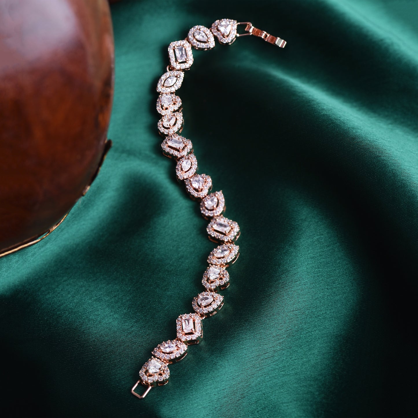 Aanya Multi Solitaire Diamond Bracelet