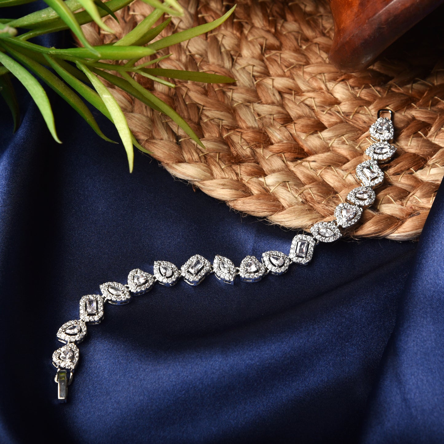 Aanya Multi Solitaire Diamond Bracelet