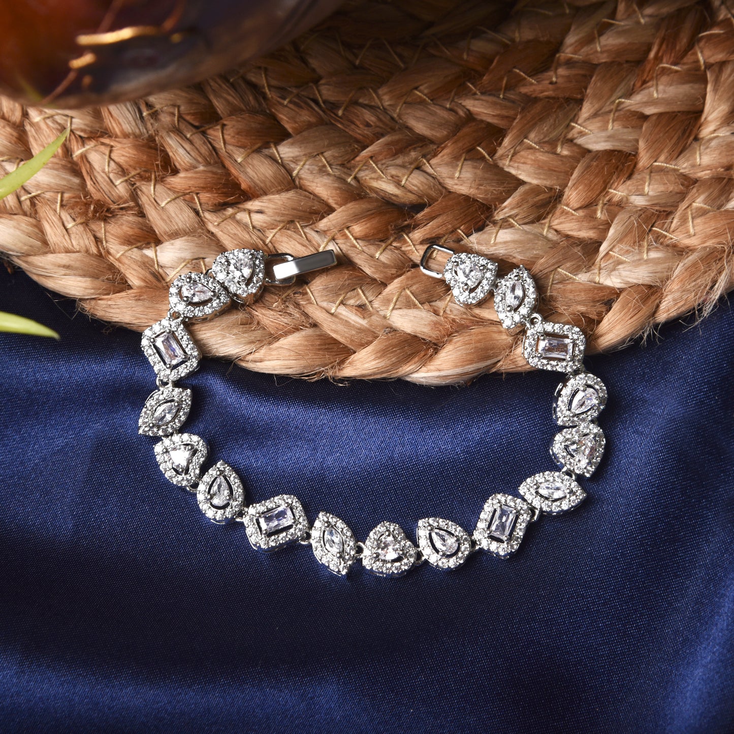 Aanya Multi Solitaire Diamond Bracelet