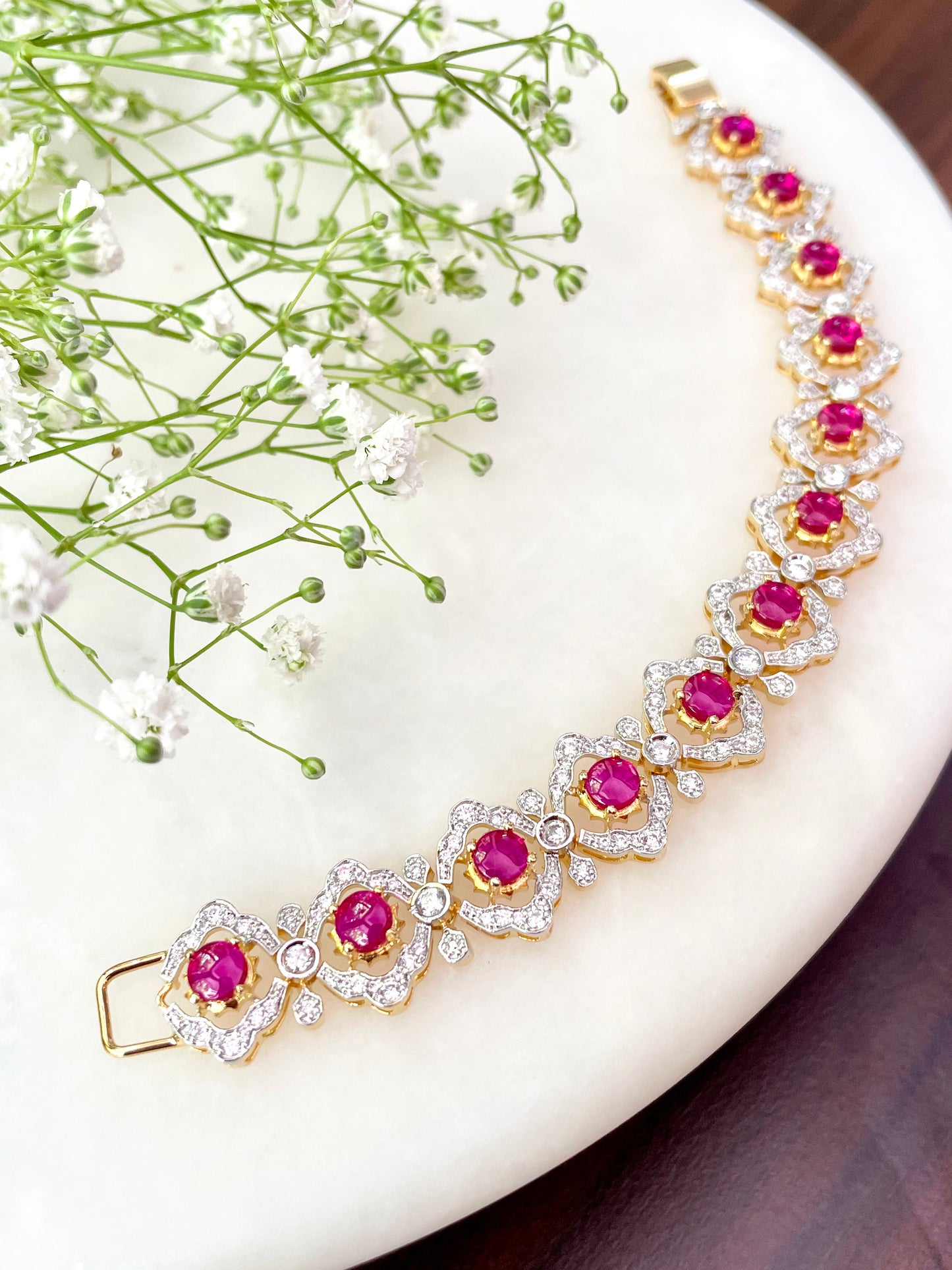 Dahlia Diamond Bracelet