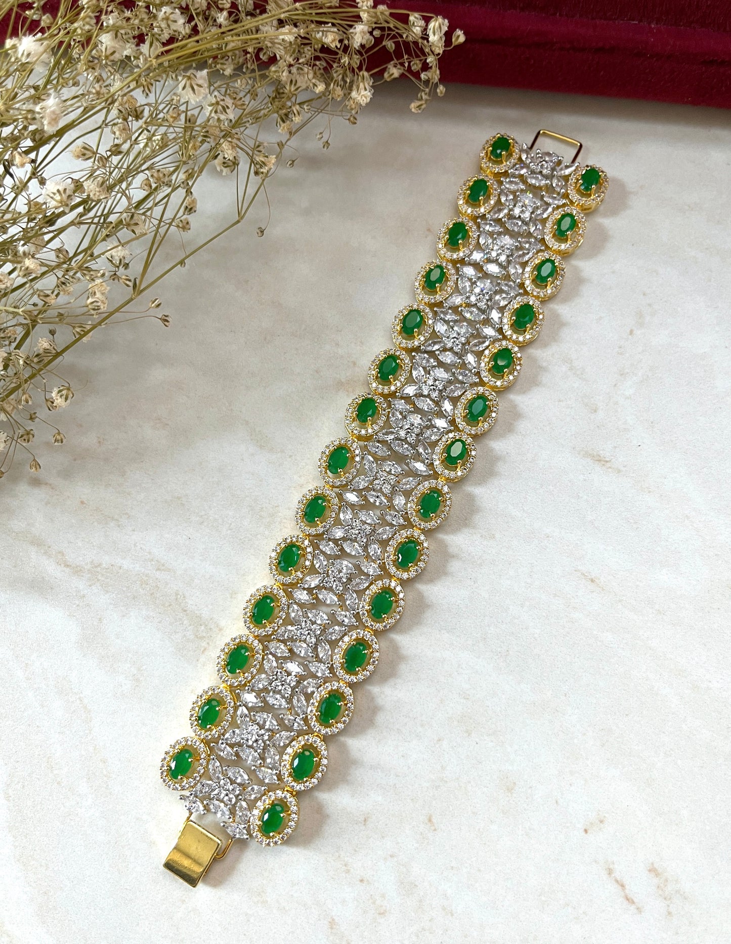 Anika Diamond Statement Bracelet