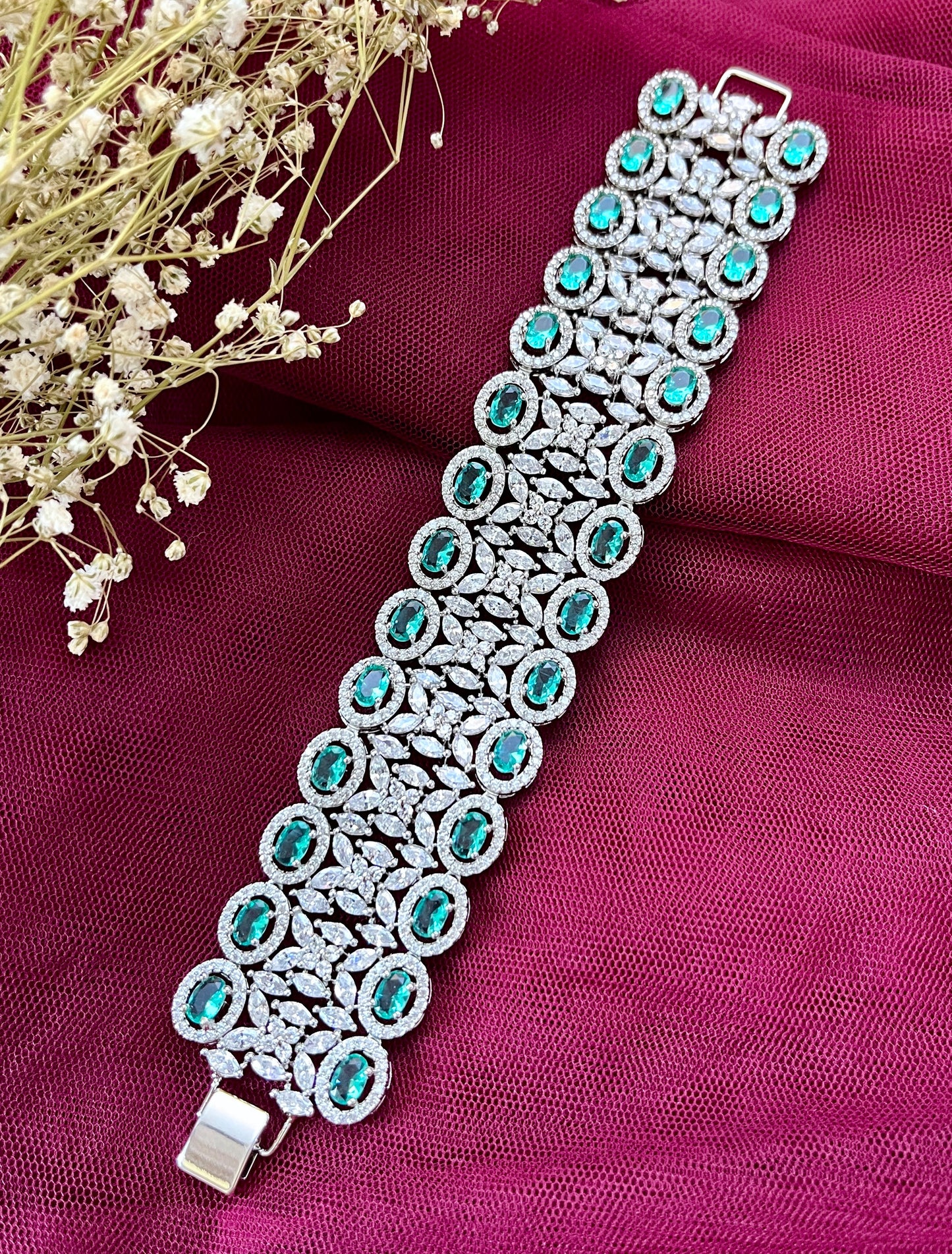 Anika Diamond Statement Bracelet