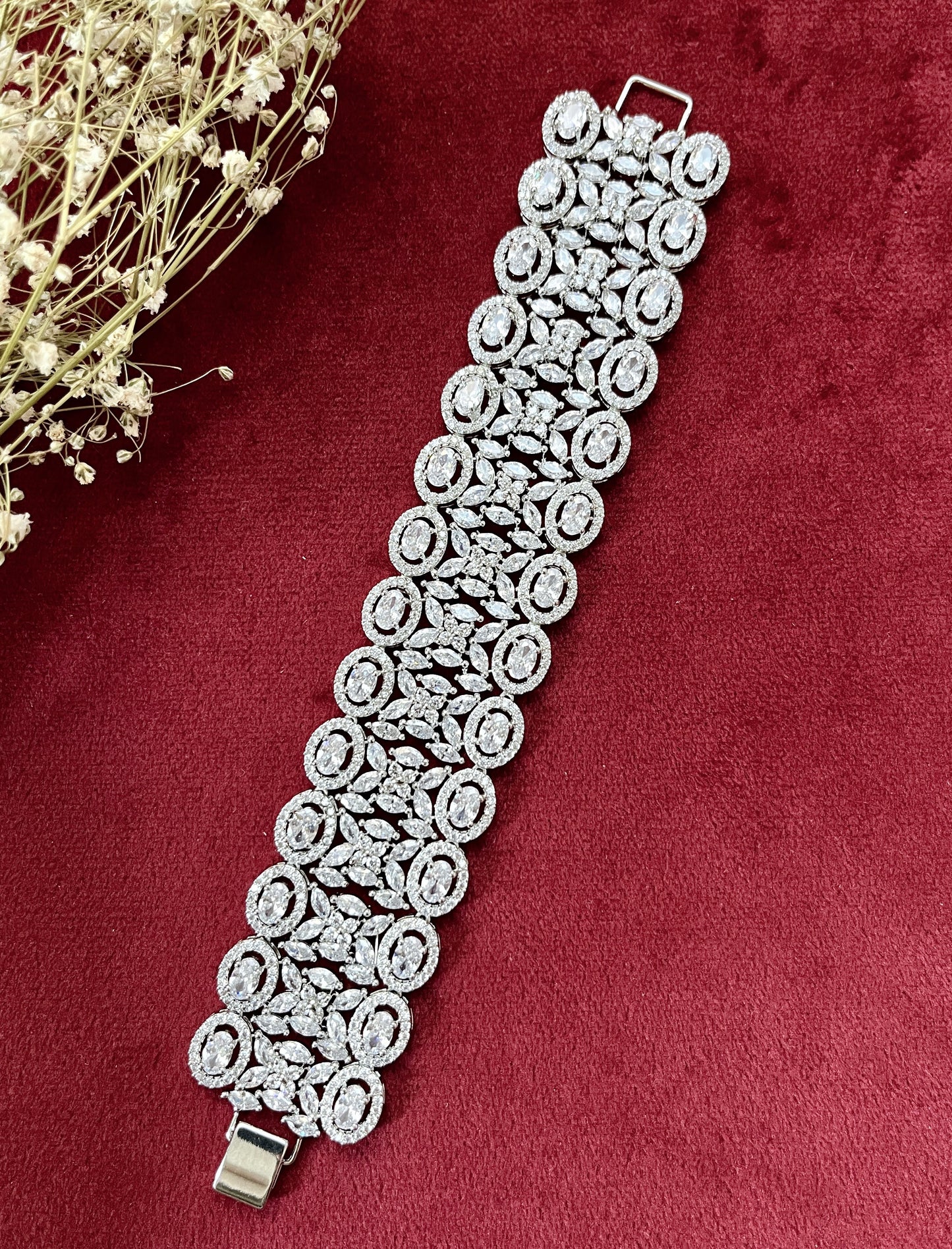 Anika Diamond Statement Bracelet