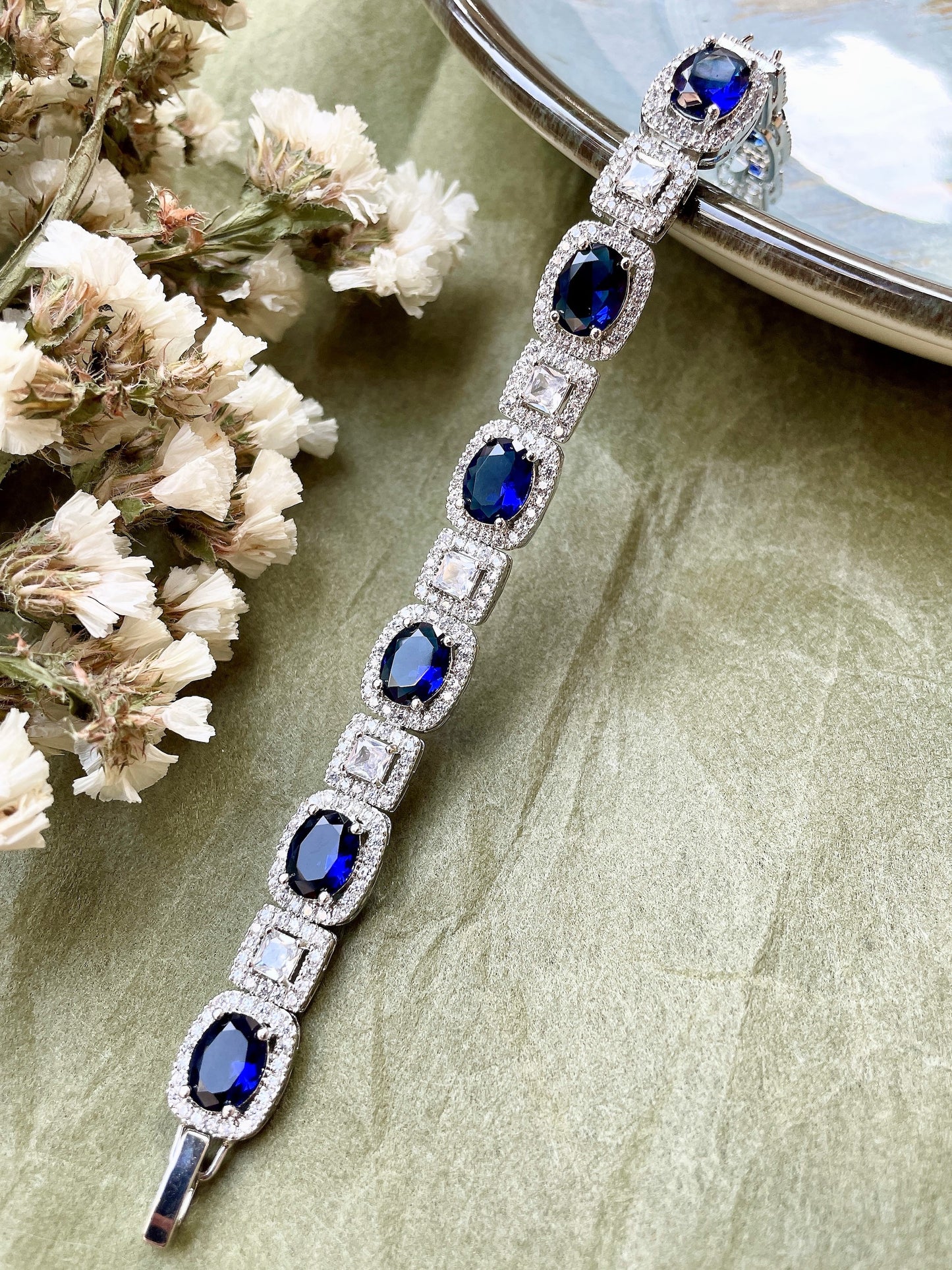 Arva Diamond & Color Stone Bracelet