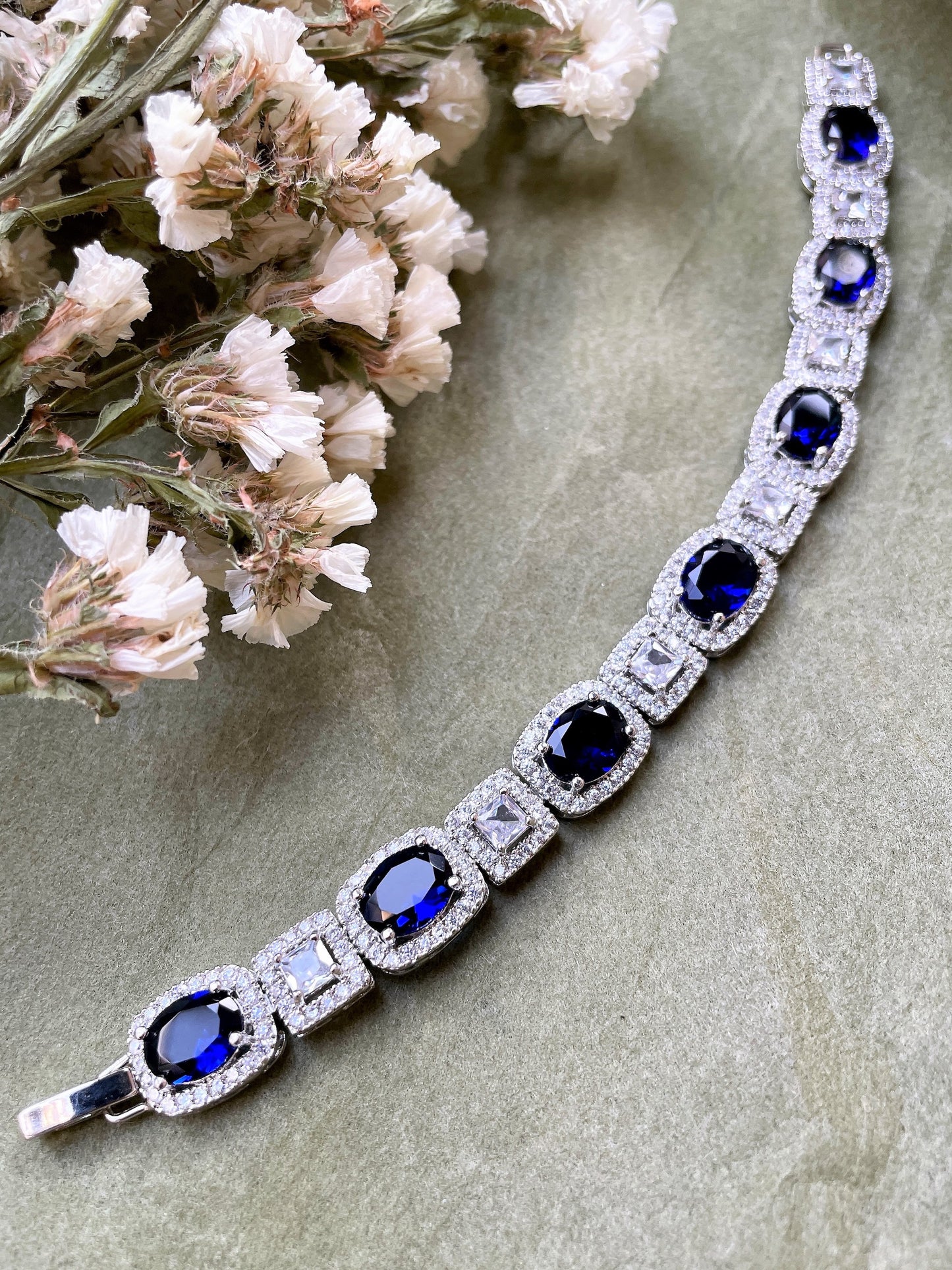 Arva Diamond & Color Stone Bracelet