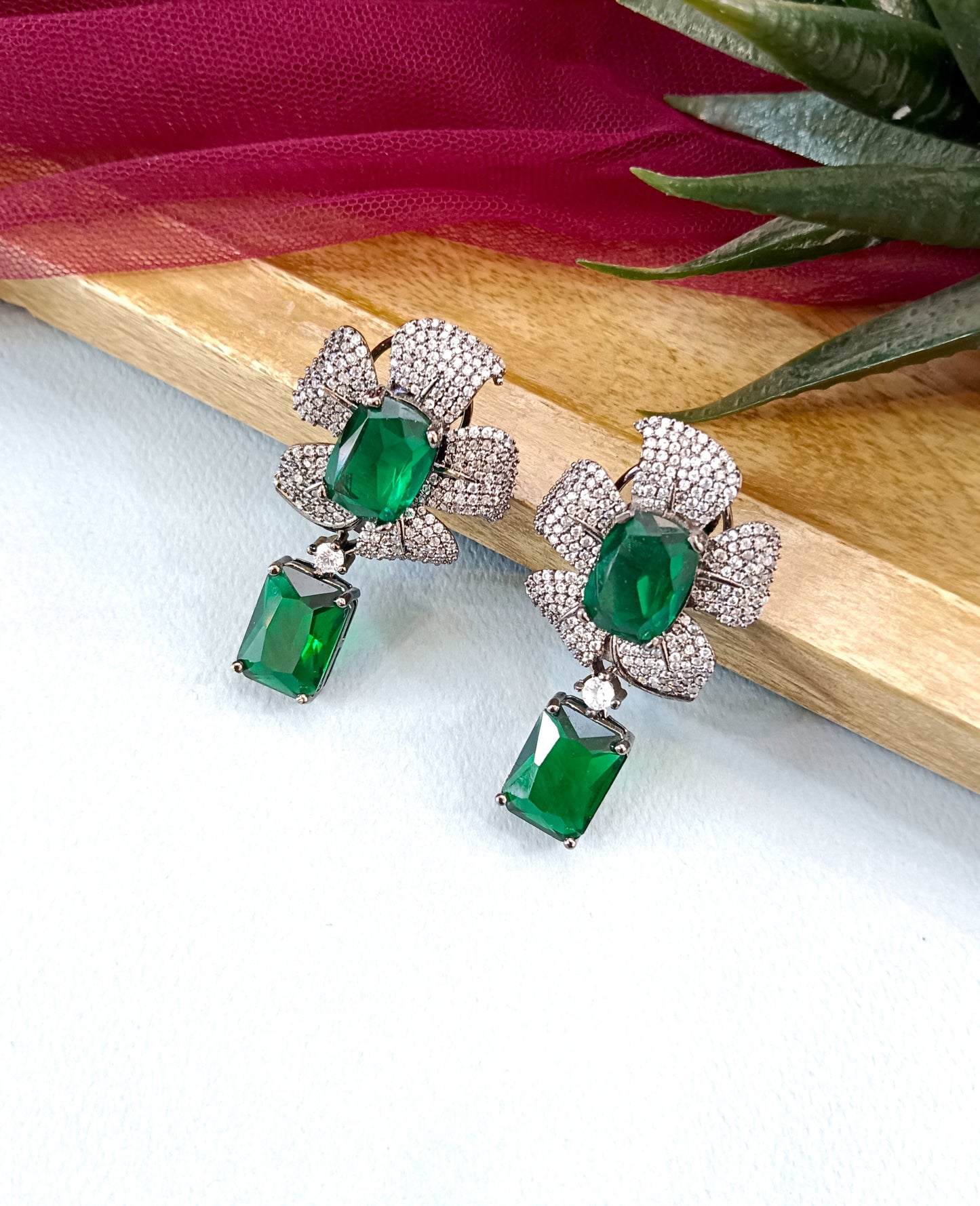 Flora Diamond Designer Earrings