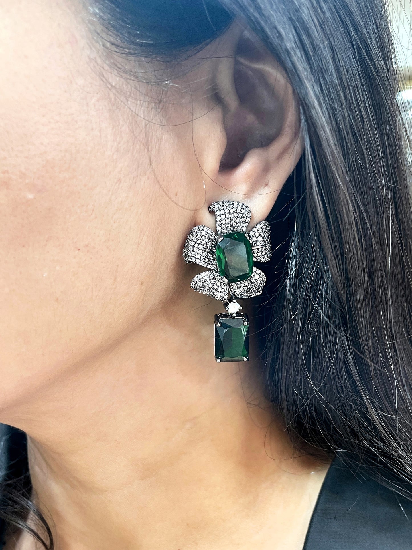 Flora Diamond Designer Earrings