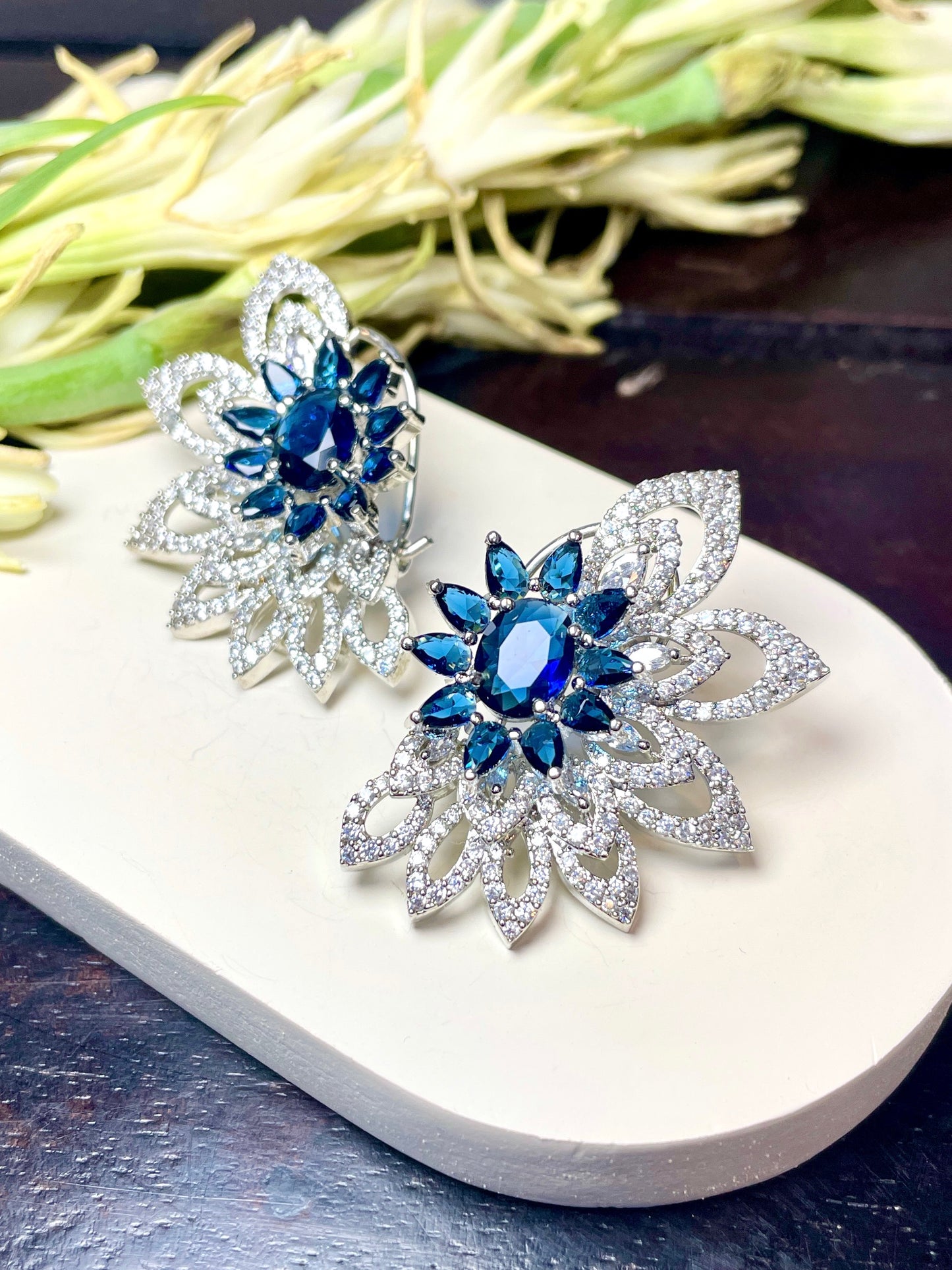 Sunny Diamond Designer Big Studs