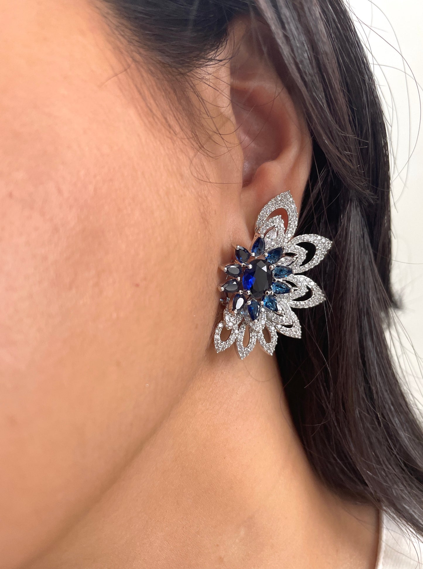 Sunny Diamond Designer Big Studs