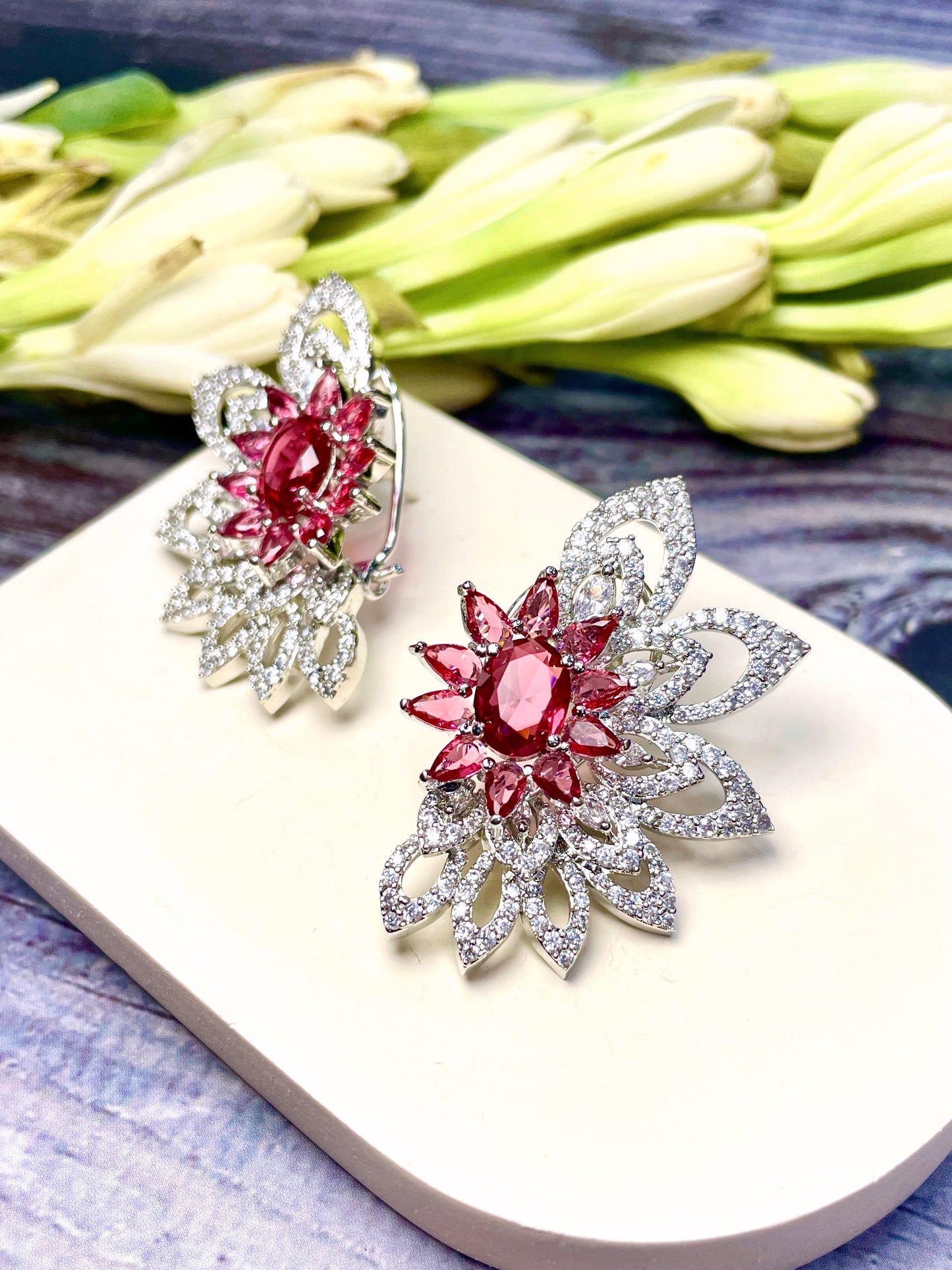 Sunny Diamond Designer Big Studs