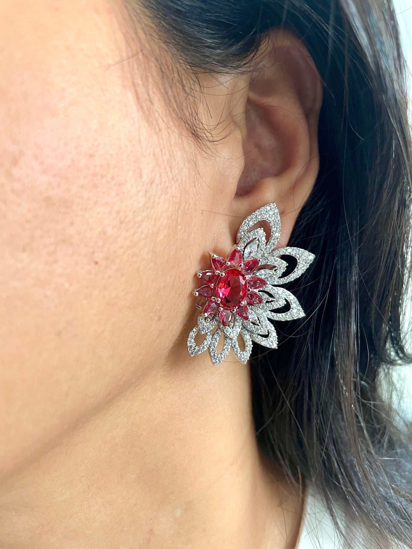 Sunny Diamond Designer Big Studs