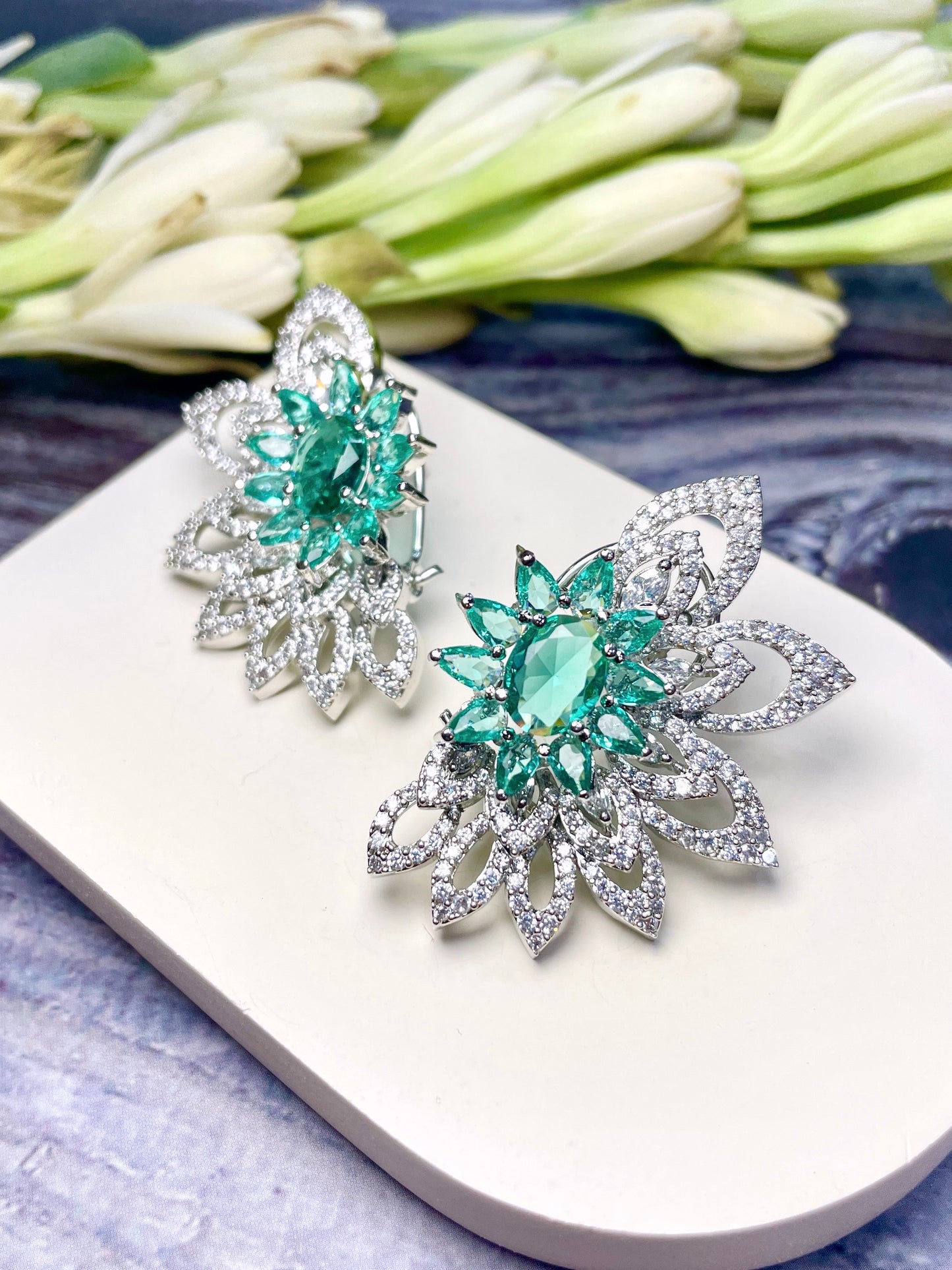Sunny Diamond Designer Big Studs