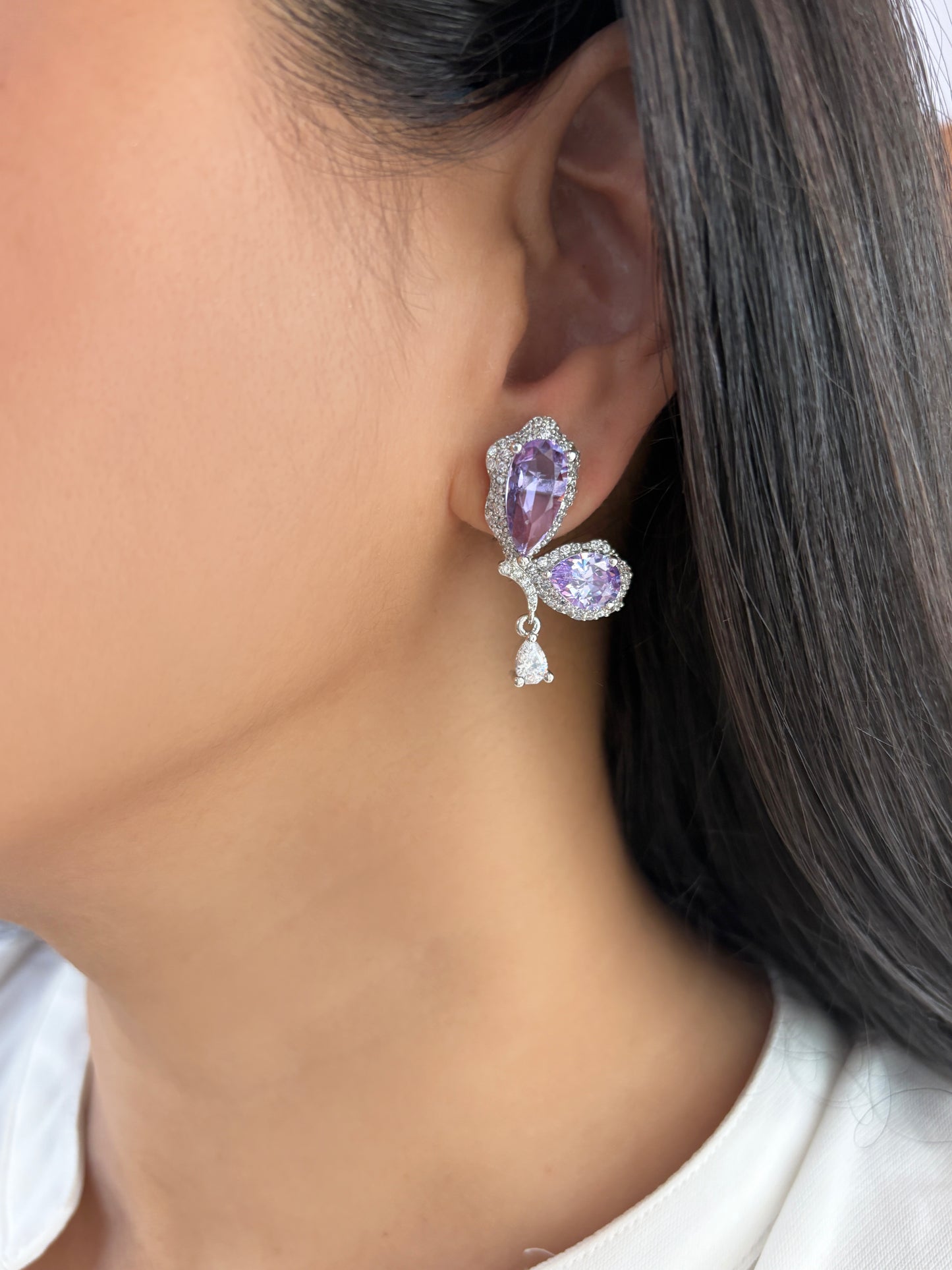 Butterfly Designer Diamond Studs