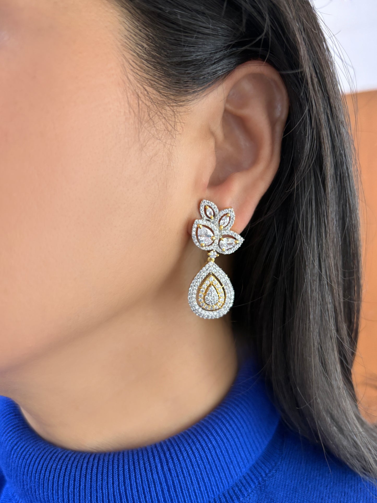 Opala Diamond Designer Earrings