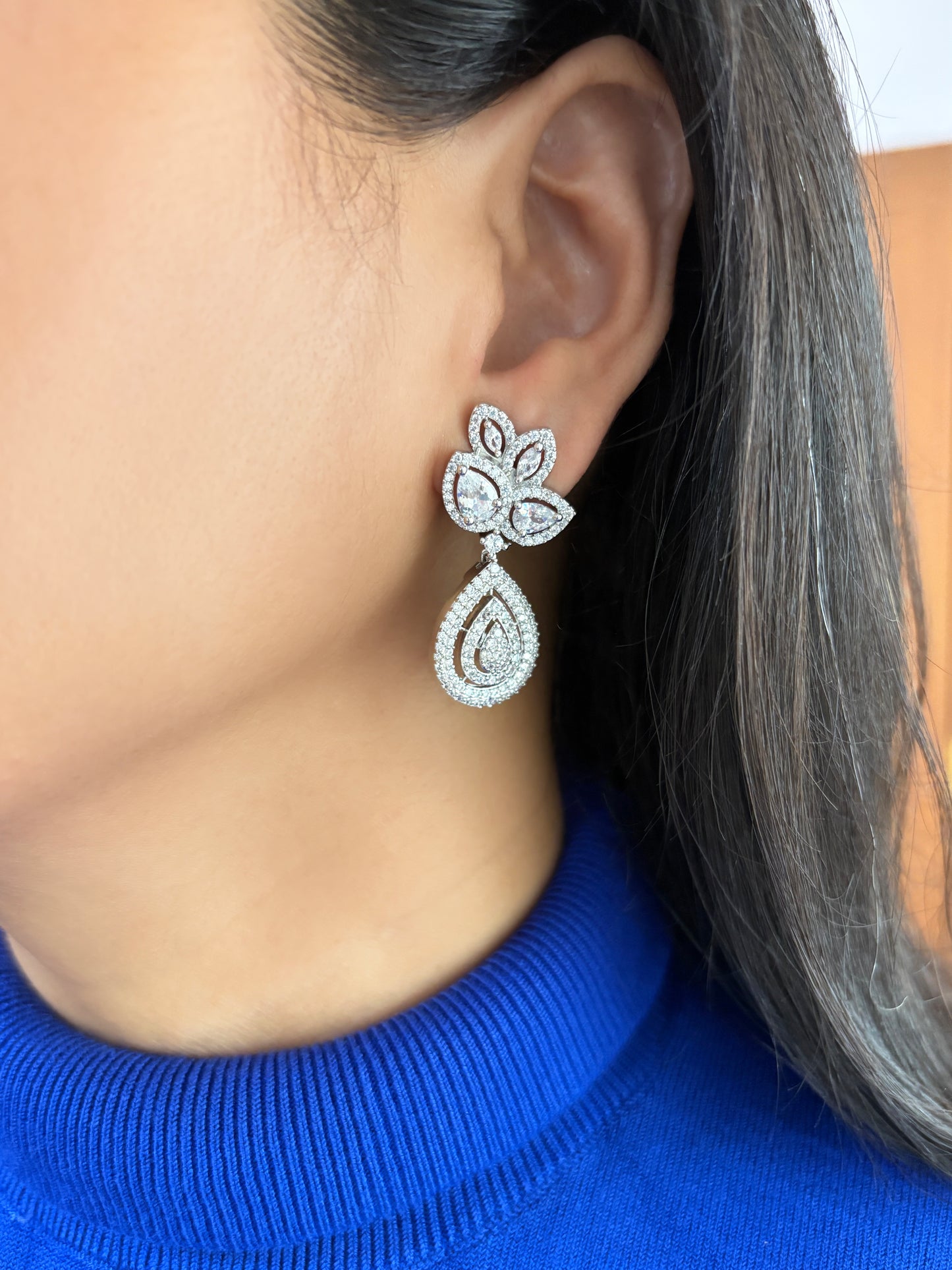 Opala Diamond Designer Earrings