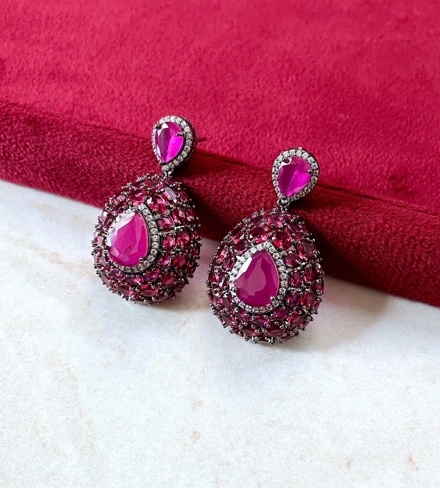 Tara Modern Gemstone Earrings
