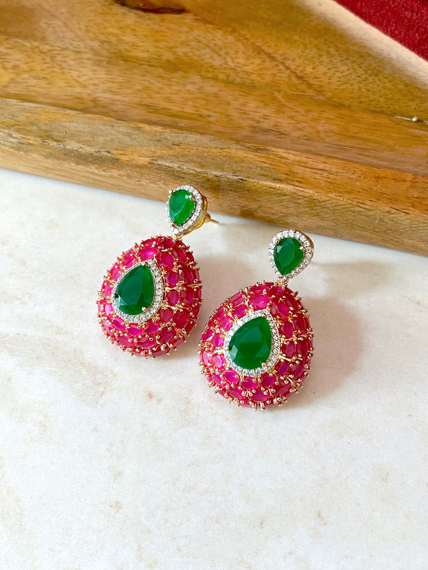 Tara Modern Gemstone Earrings