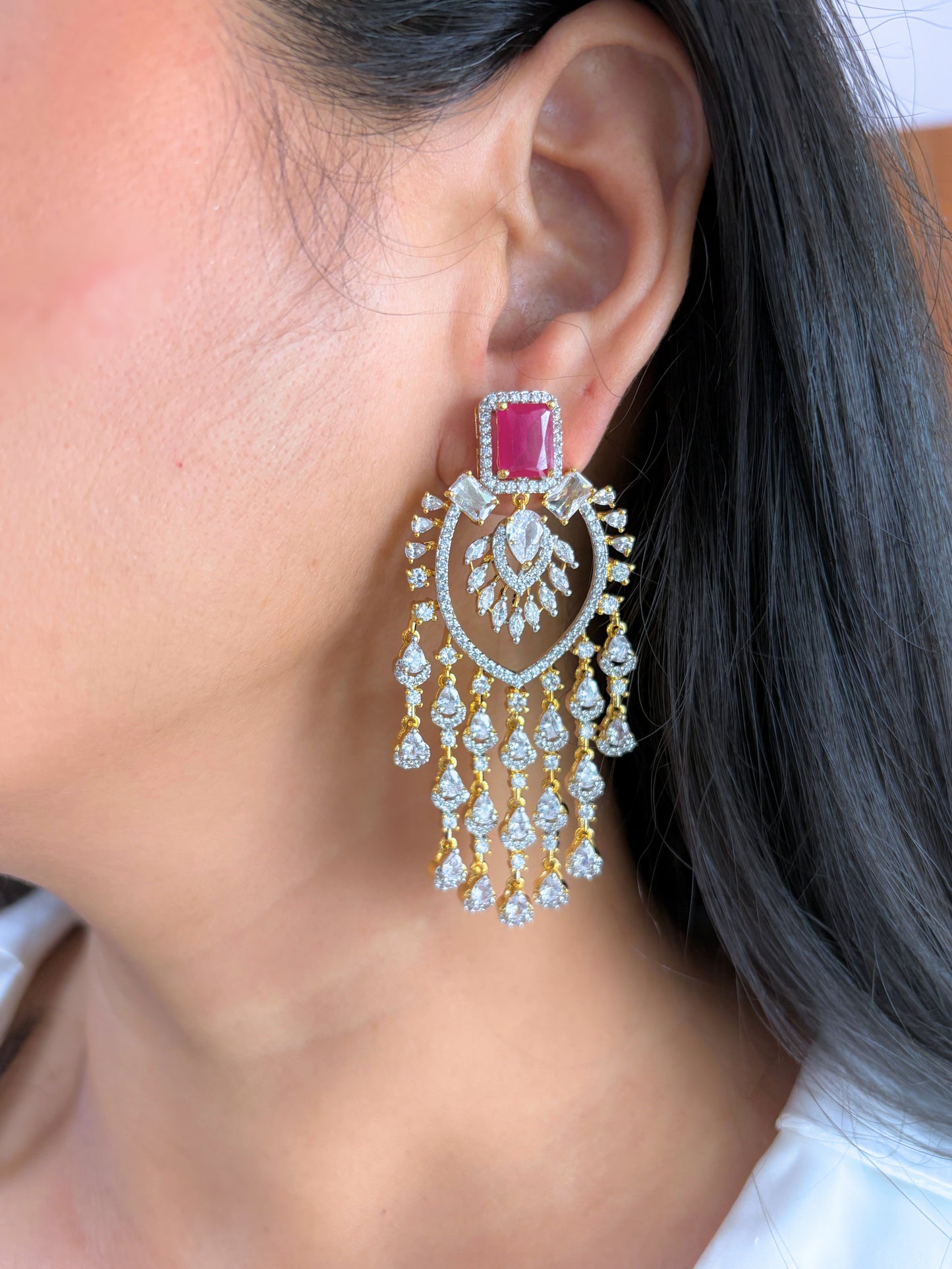 Falguni Waterfall Dangler Earrings