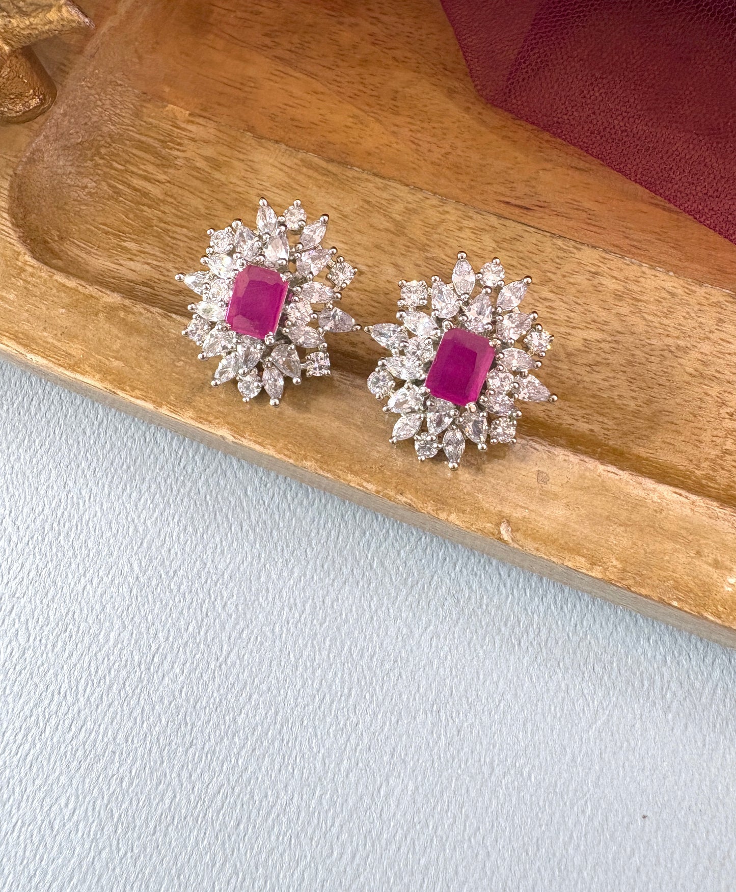 Somi Elegant Diamond Studs