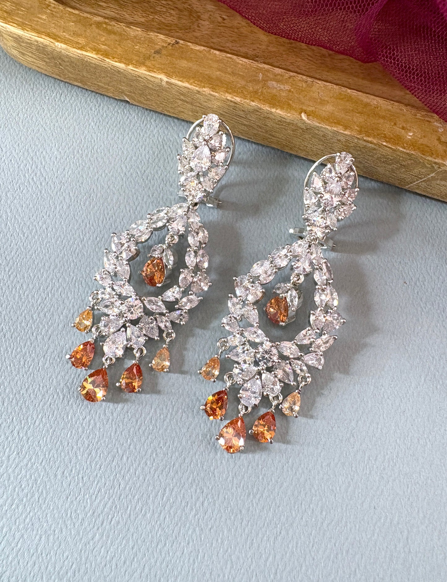 Shirley Diamond Dangle Earrings