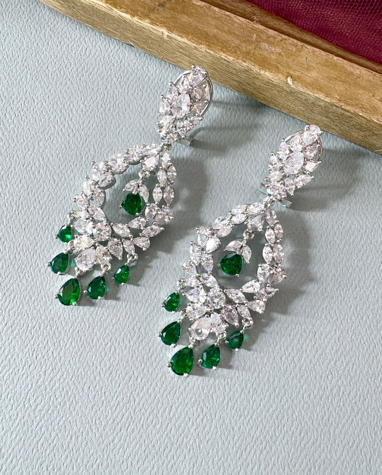 Shirley Diamond Dangle Earrings