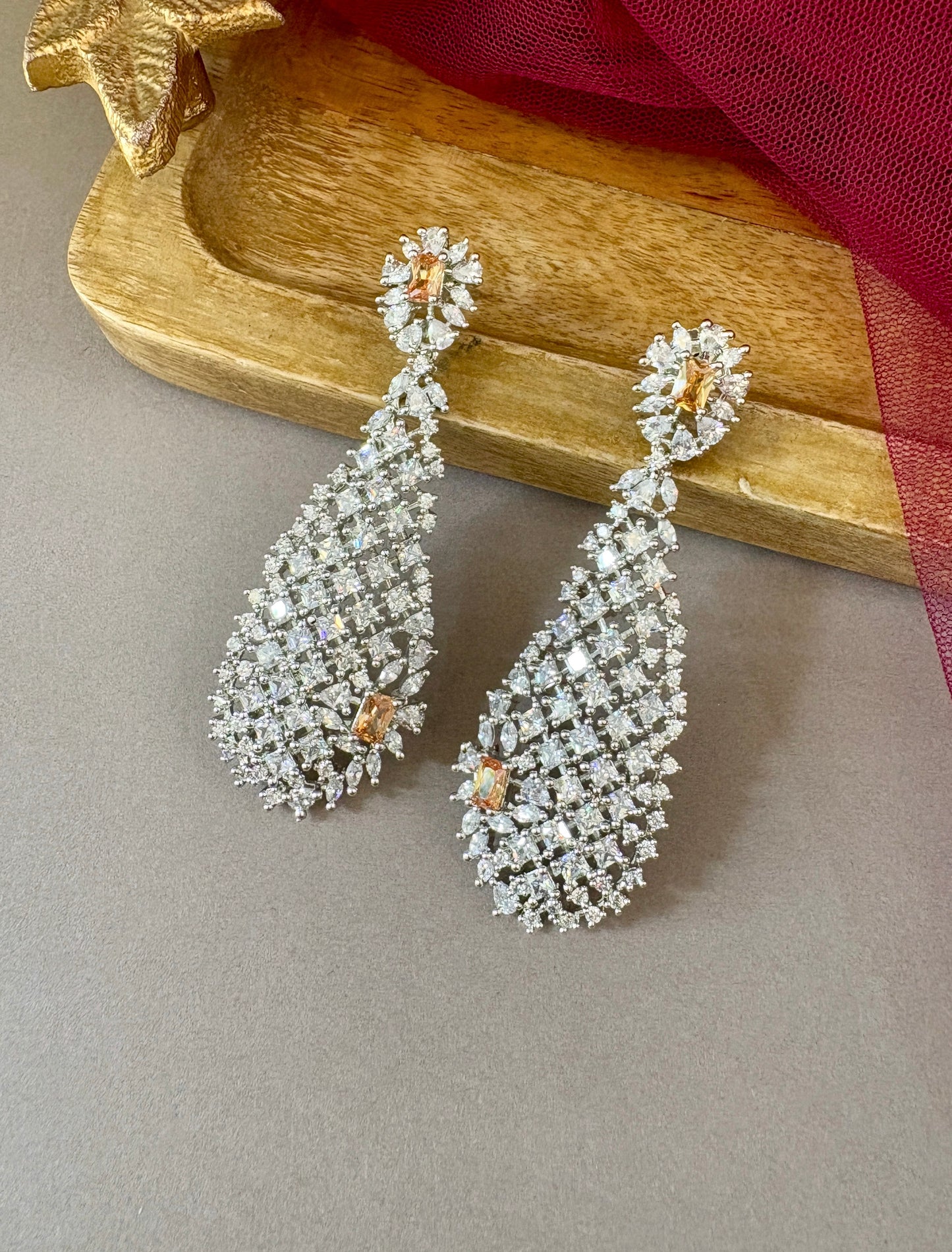 Lana Artificial Diamond Earrings