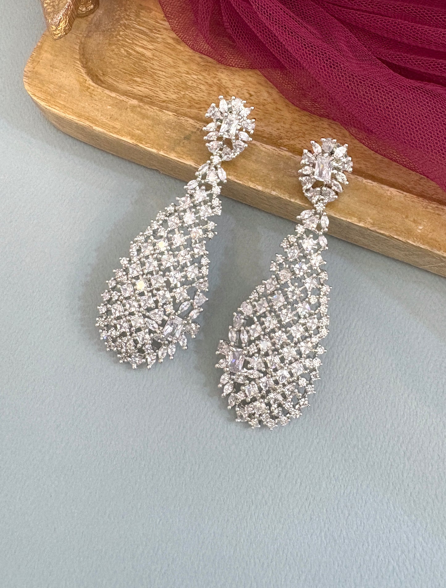 Lana Artificial Diamond Earrings