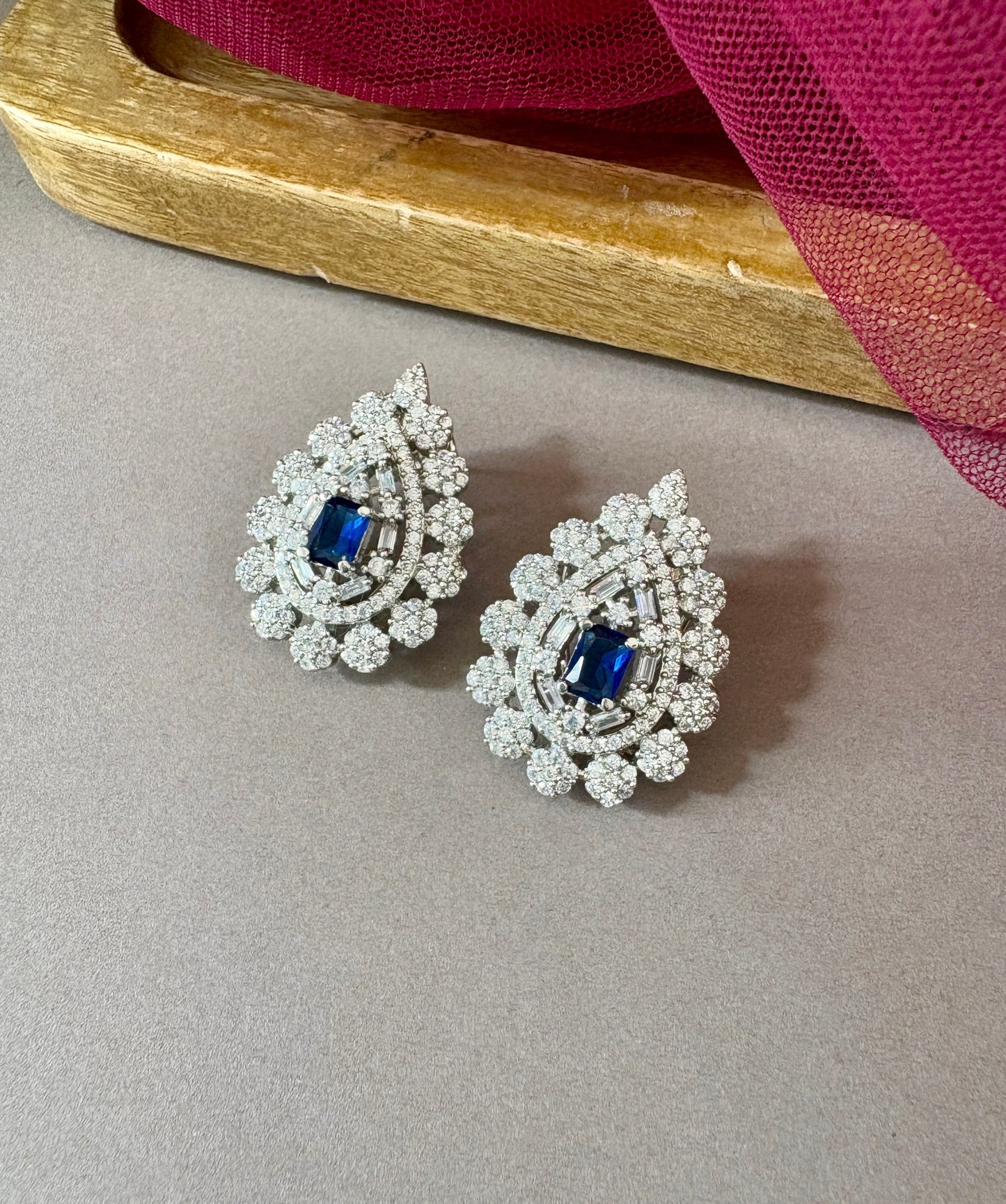 Rika Diamond Stud Earrings