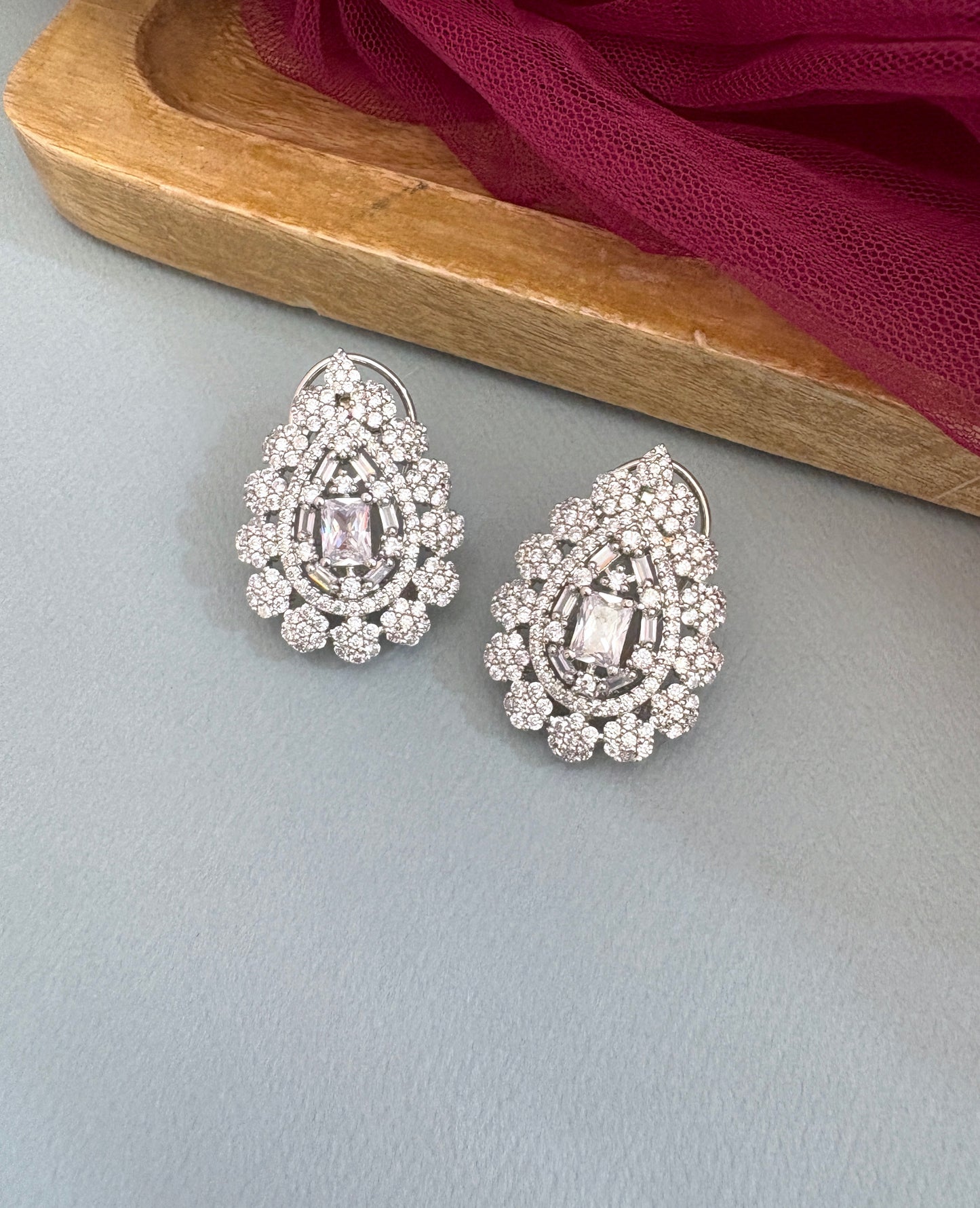 Rika Diamond Stud Earrings