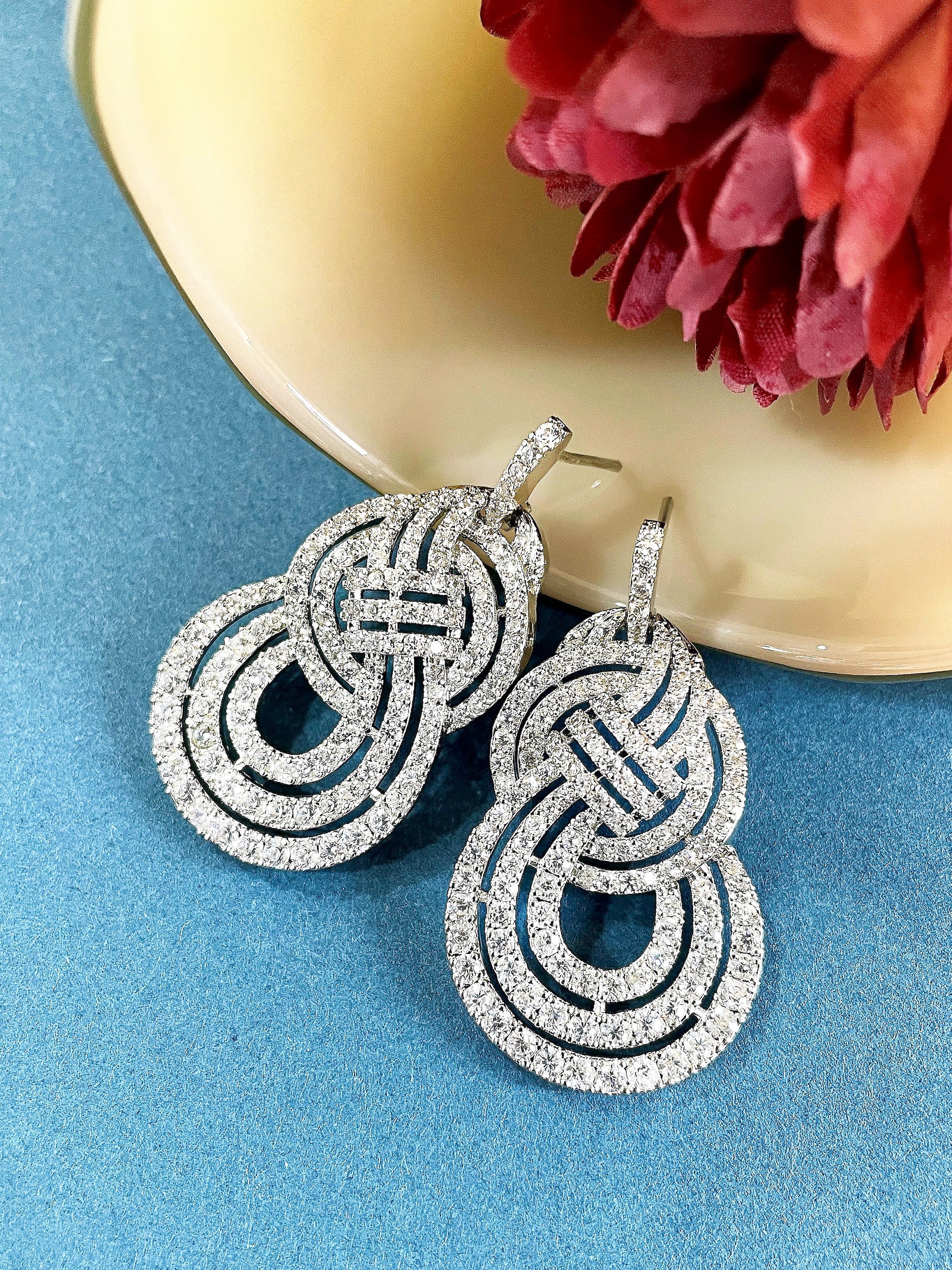 Infinity Diamond Earrings