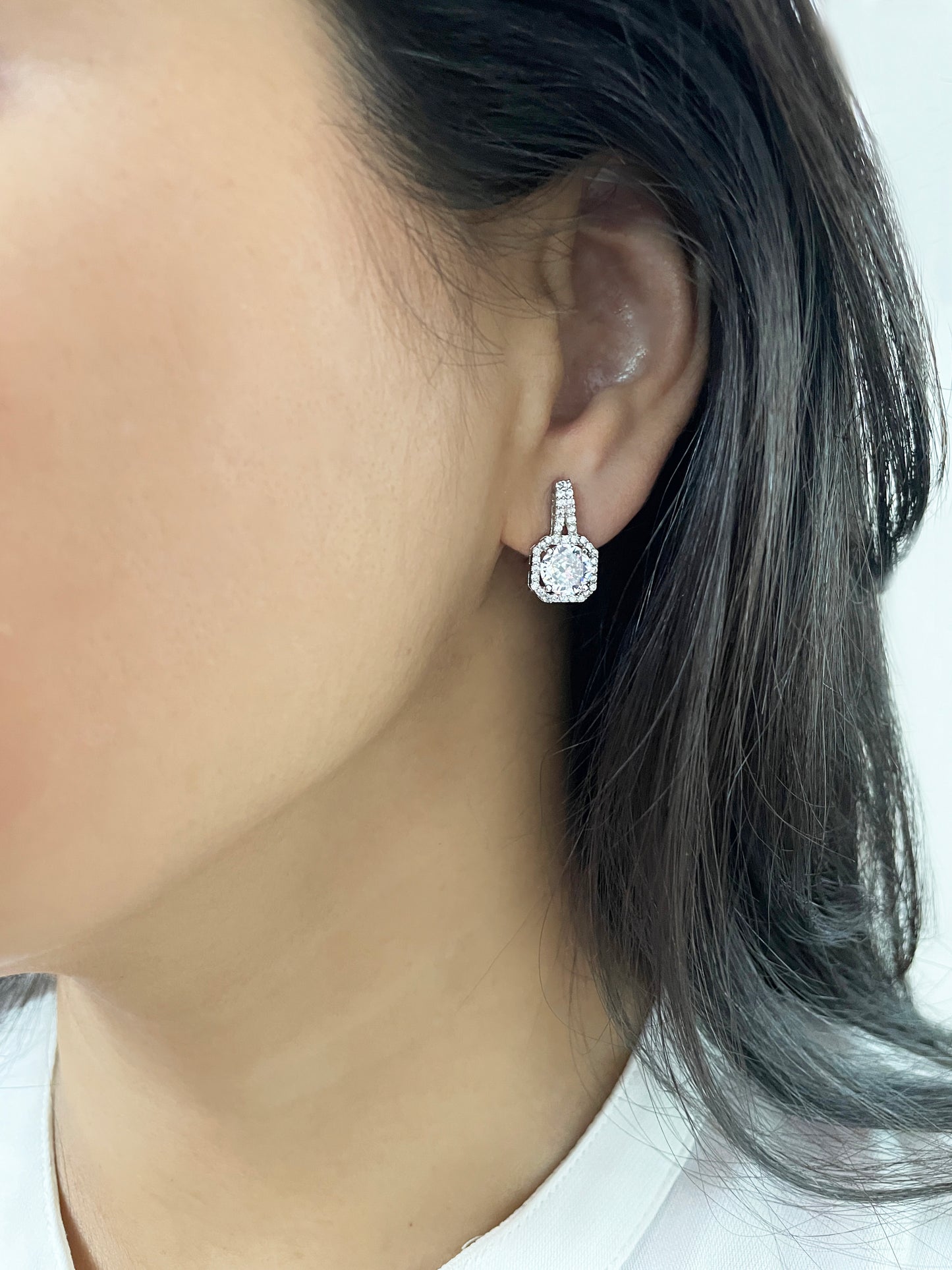 Josie Solitaire Diamond Studs