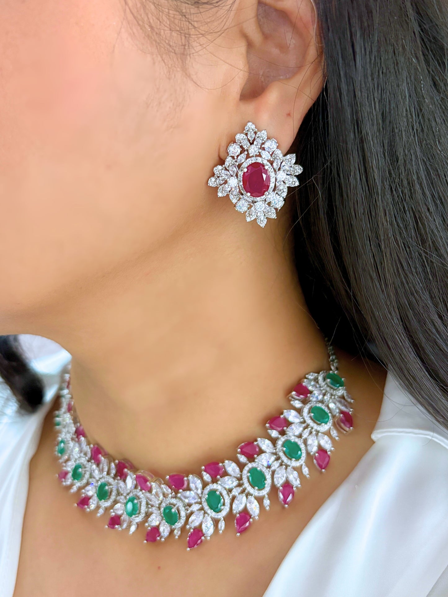 Hazel Dual Color Designer Choker Set
