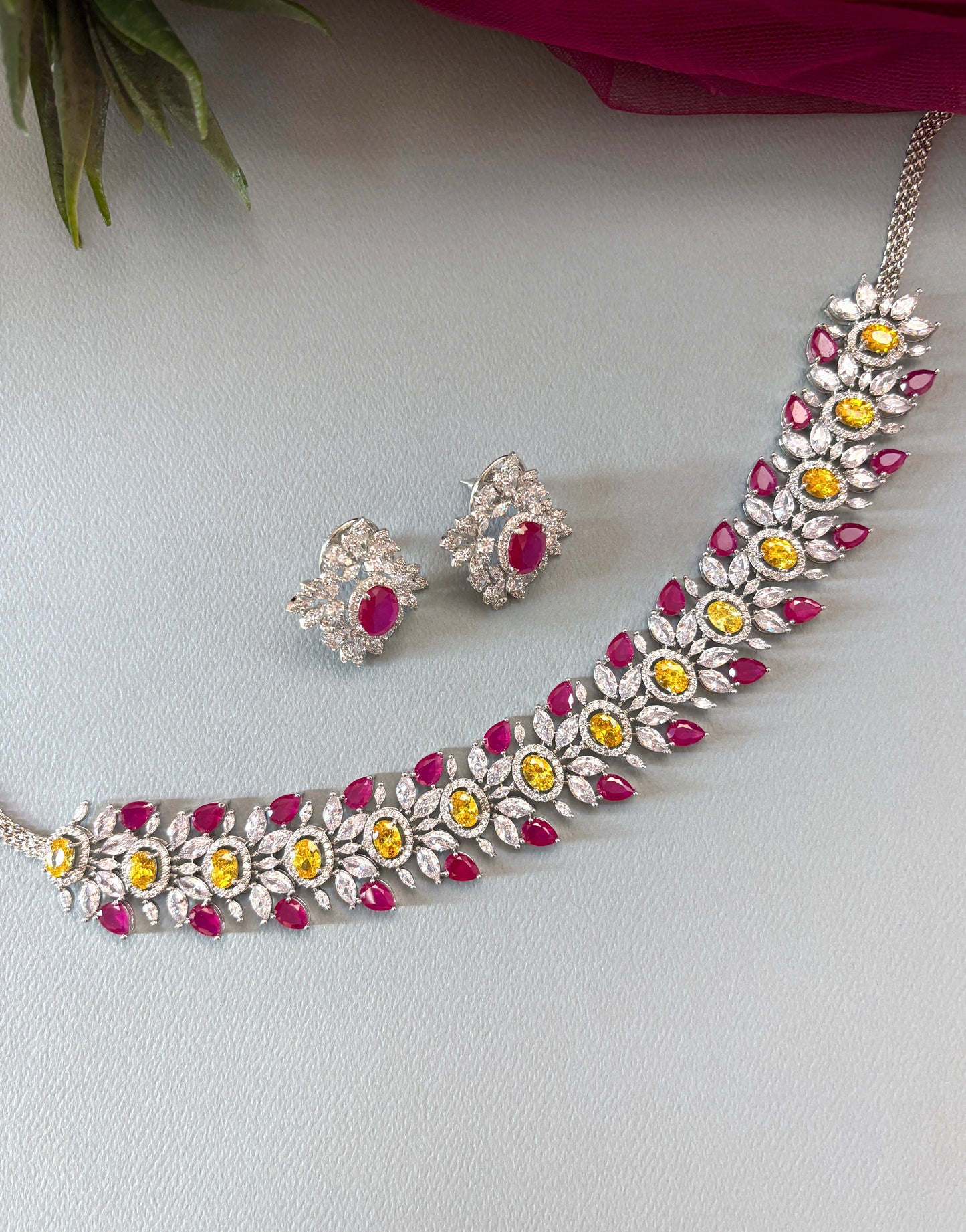 Hazel Dual Color Designer Choker Set