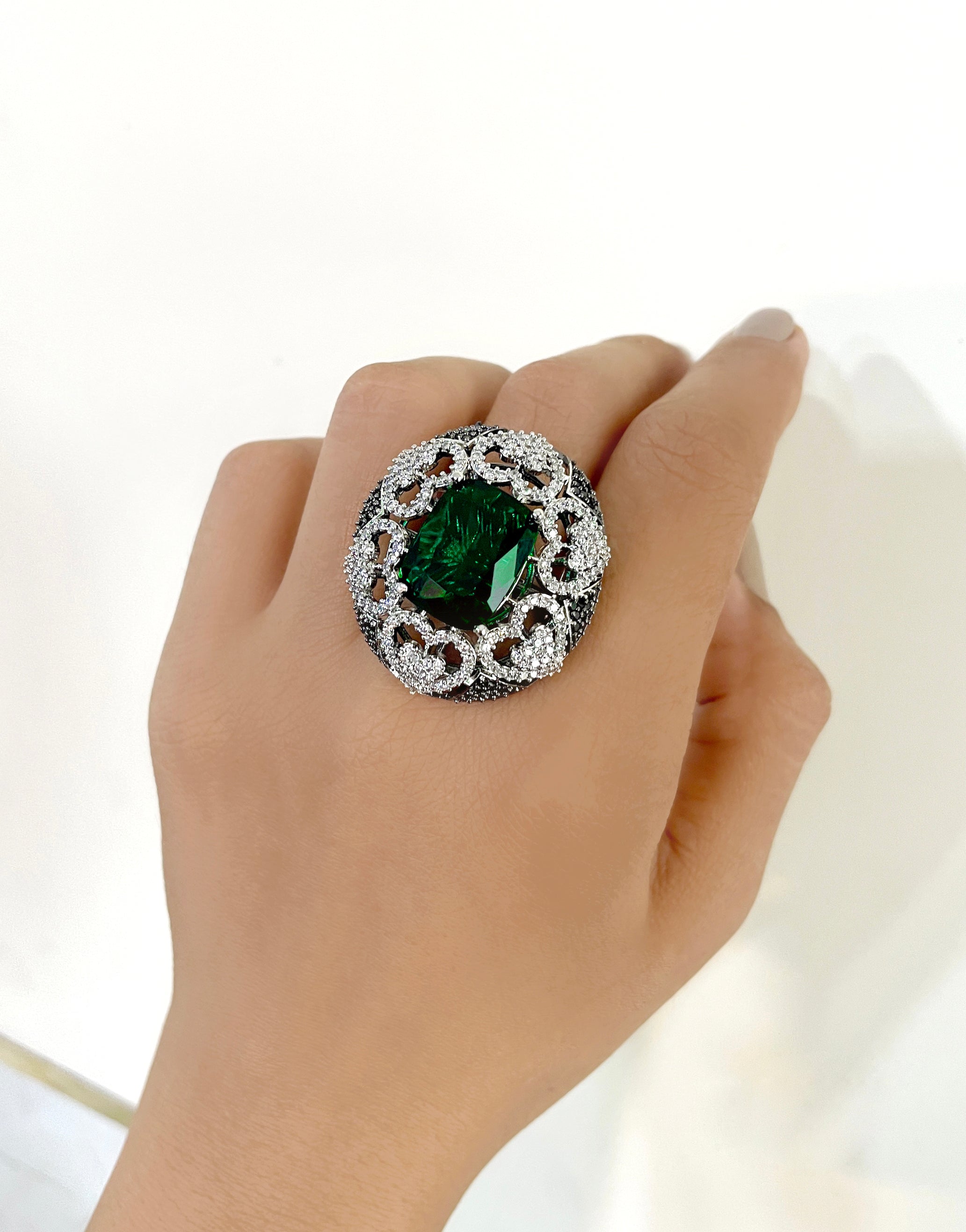 Vera Statement Cocktail Ring