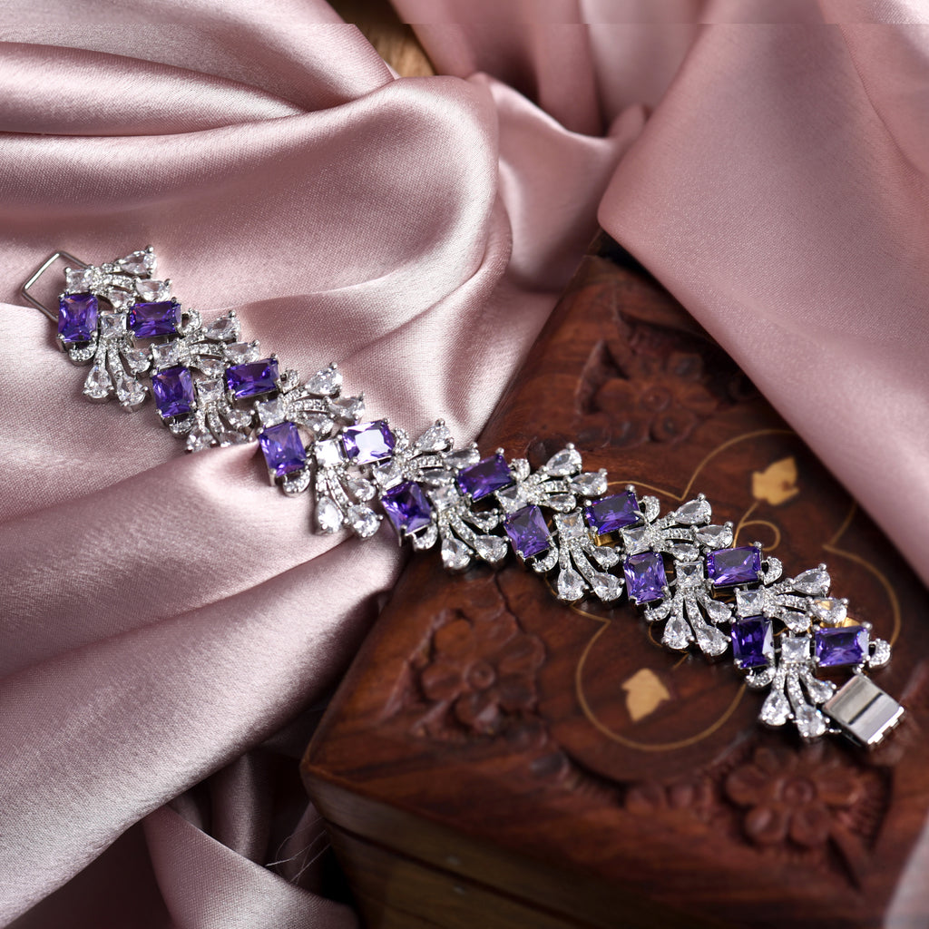 Gemma Diamond Statement Bracelet