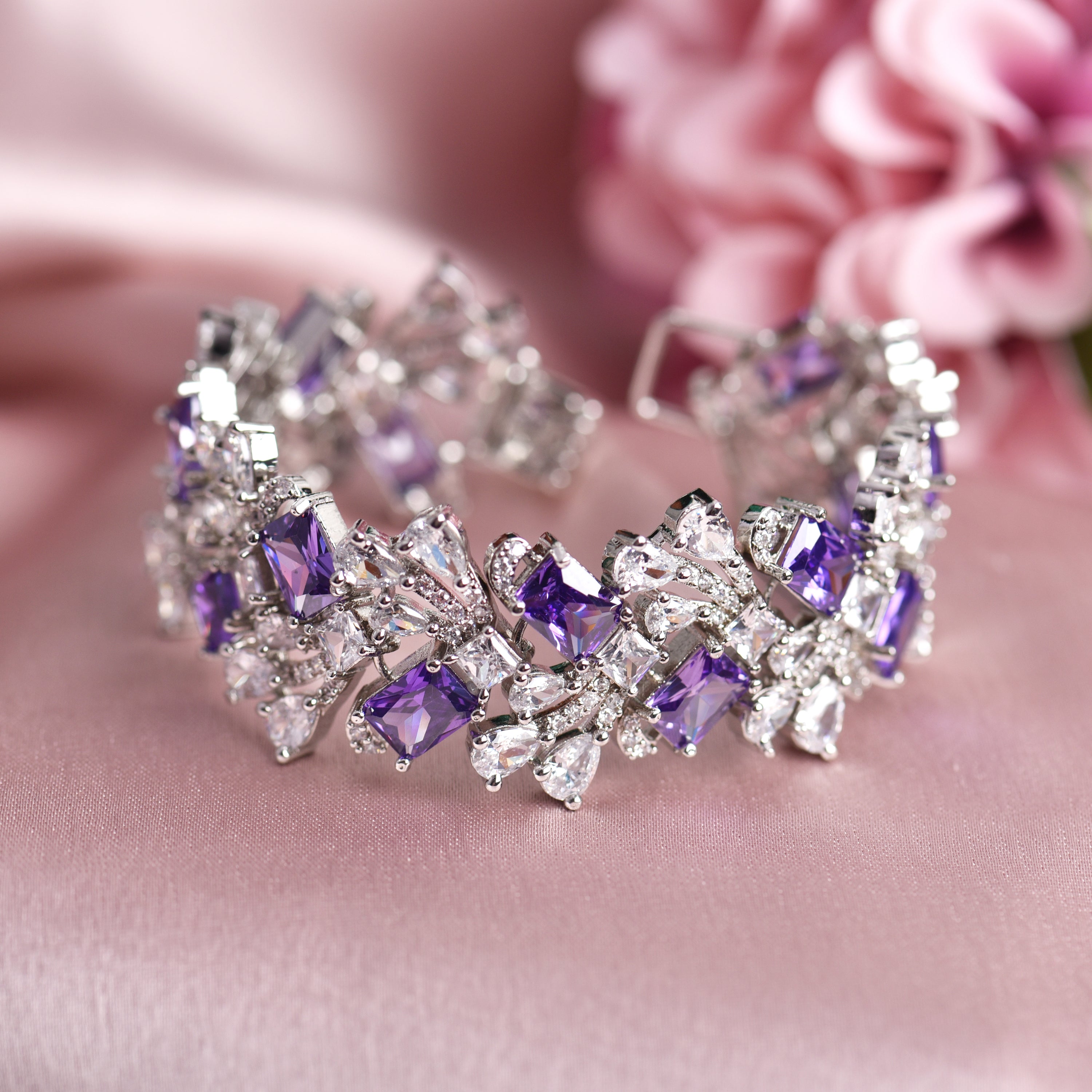 Gemma Diamond Statement Bracelet