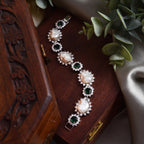 Cathy Baroque Pearl & Diamond Designer Bracelet