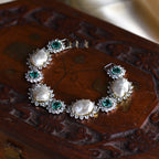 Cathy Baroque Pearl & Diamond Designer Bracelet