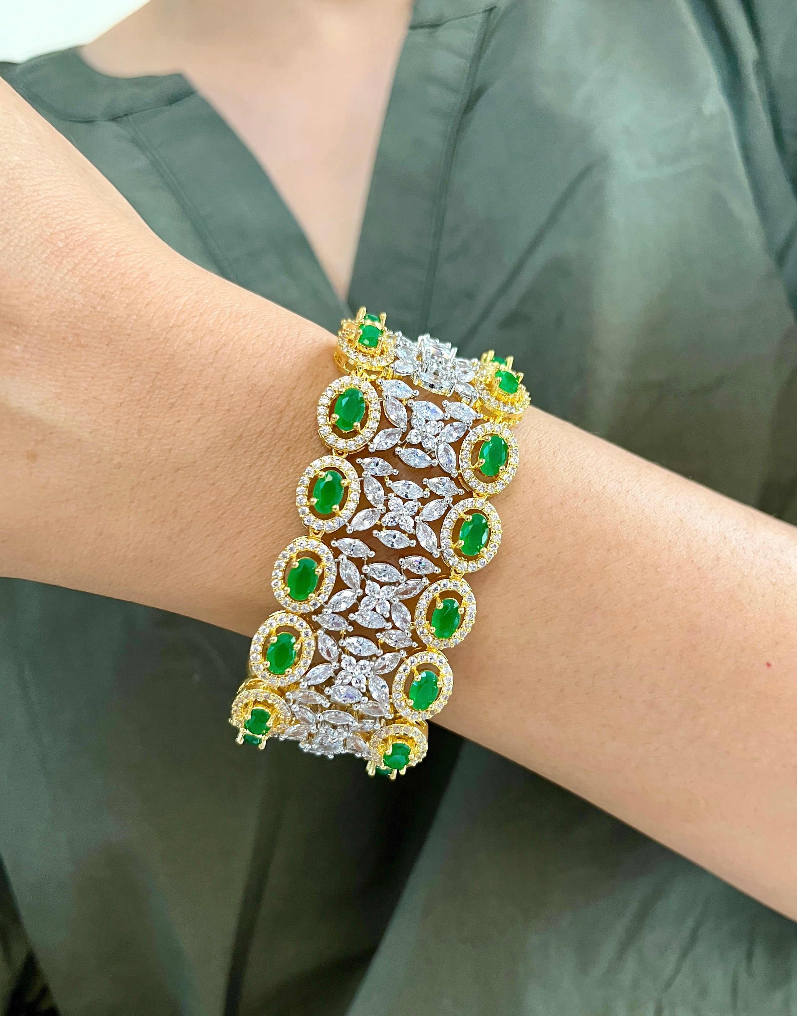 Anika Diamond Statement Bracelet