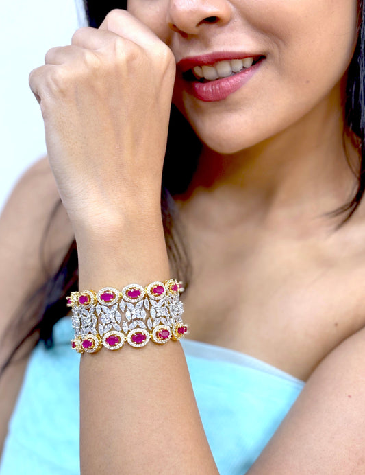 Anika Diamond Statement Bracelet
