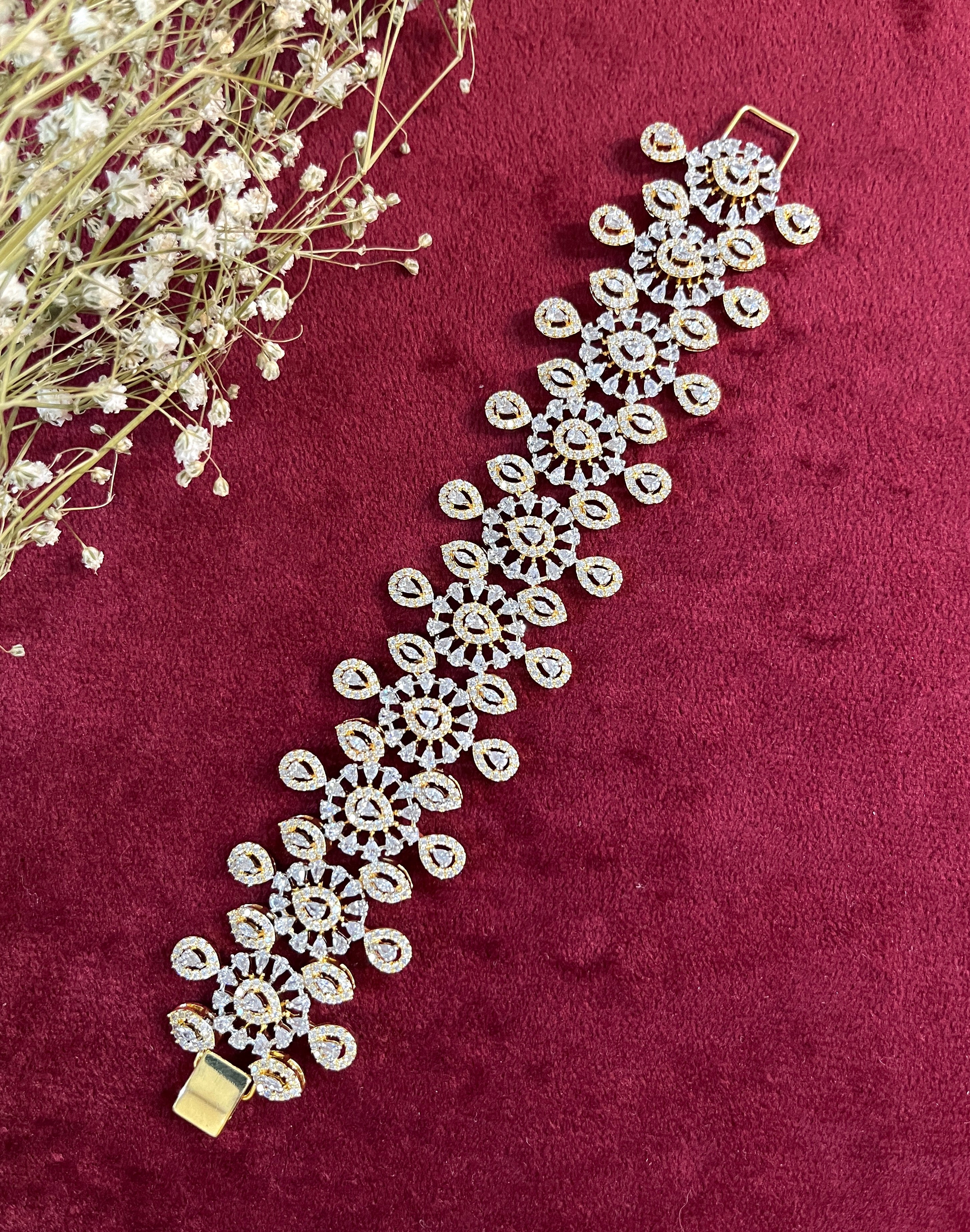 Erika Diamond Statement Bracelet