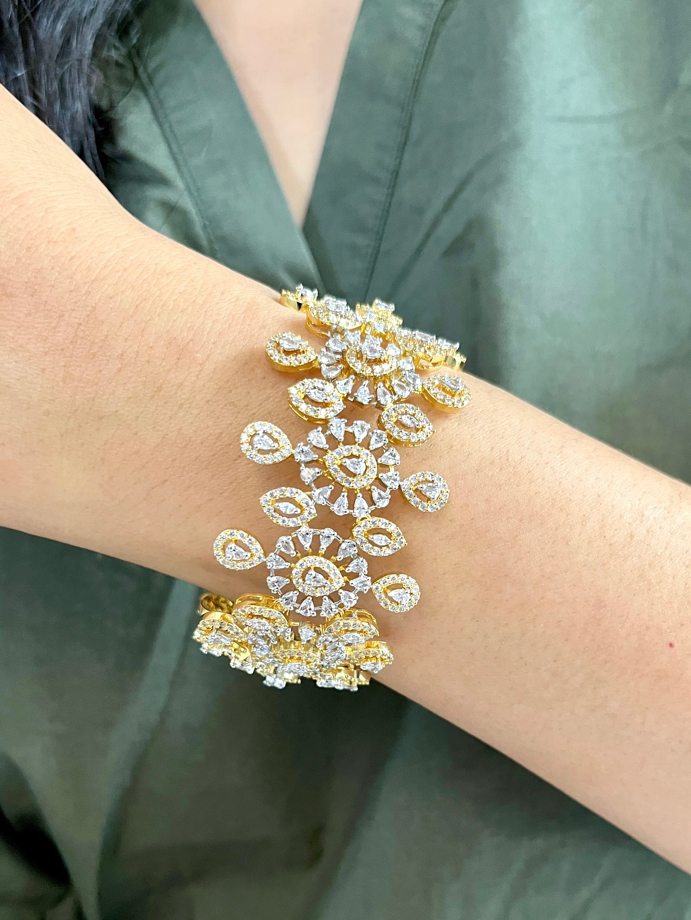 Erika Diamond Statement Bracelet