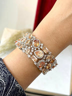 Celeste Gemstone Statement Bracelet