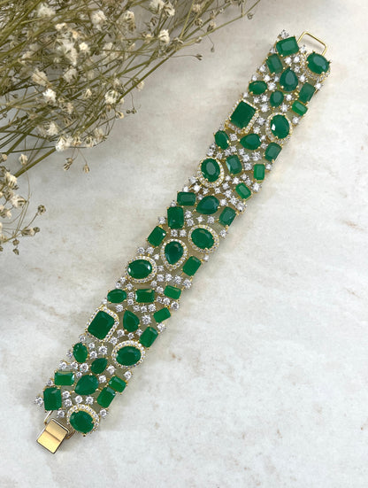 Celeste Gemstone Statement Bracelet