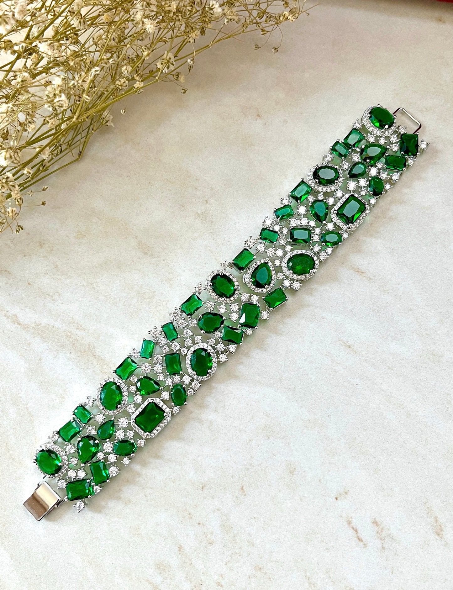 Celeste Gemstone Statement Bracelet