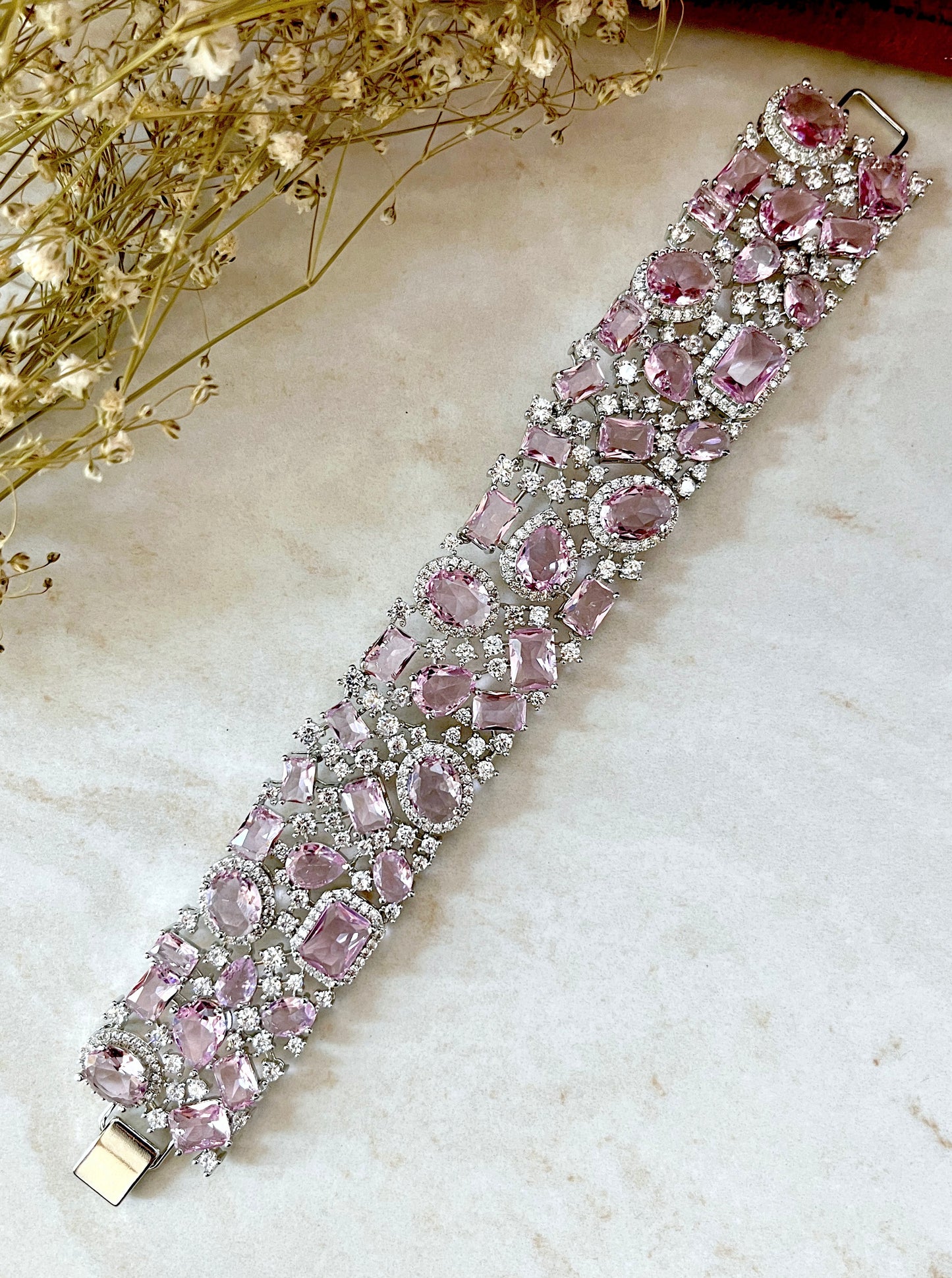Celeste Gemstone Statement Bracelet