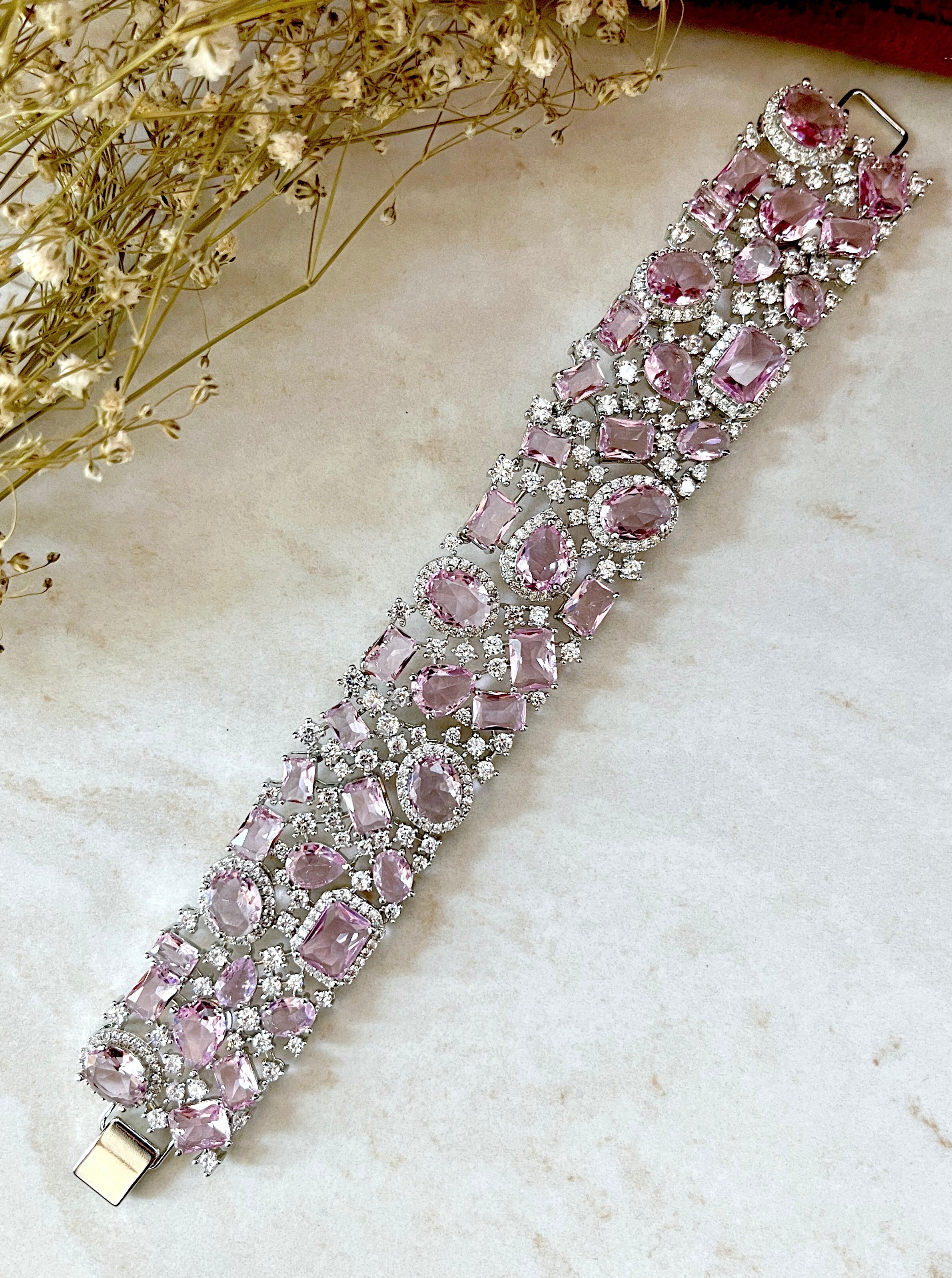 Celeste Gemstone Statement Bracelet