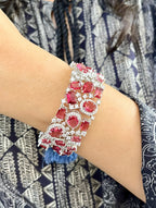 Celeste Gemstone Statement Bracelet
