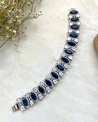 Diana Diamond & Marquise Stone Designer Bracelet