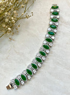 Diana Diamond & Marquise Stone Designer Bracelet